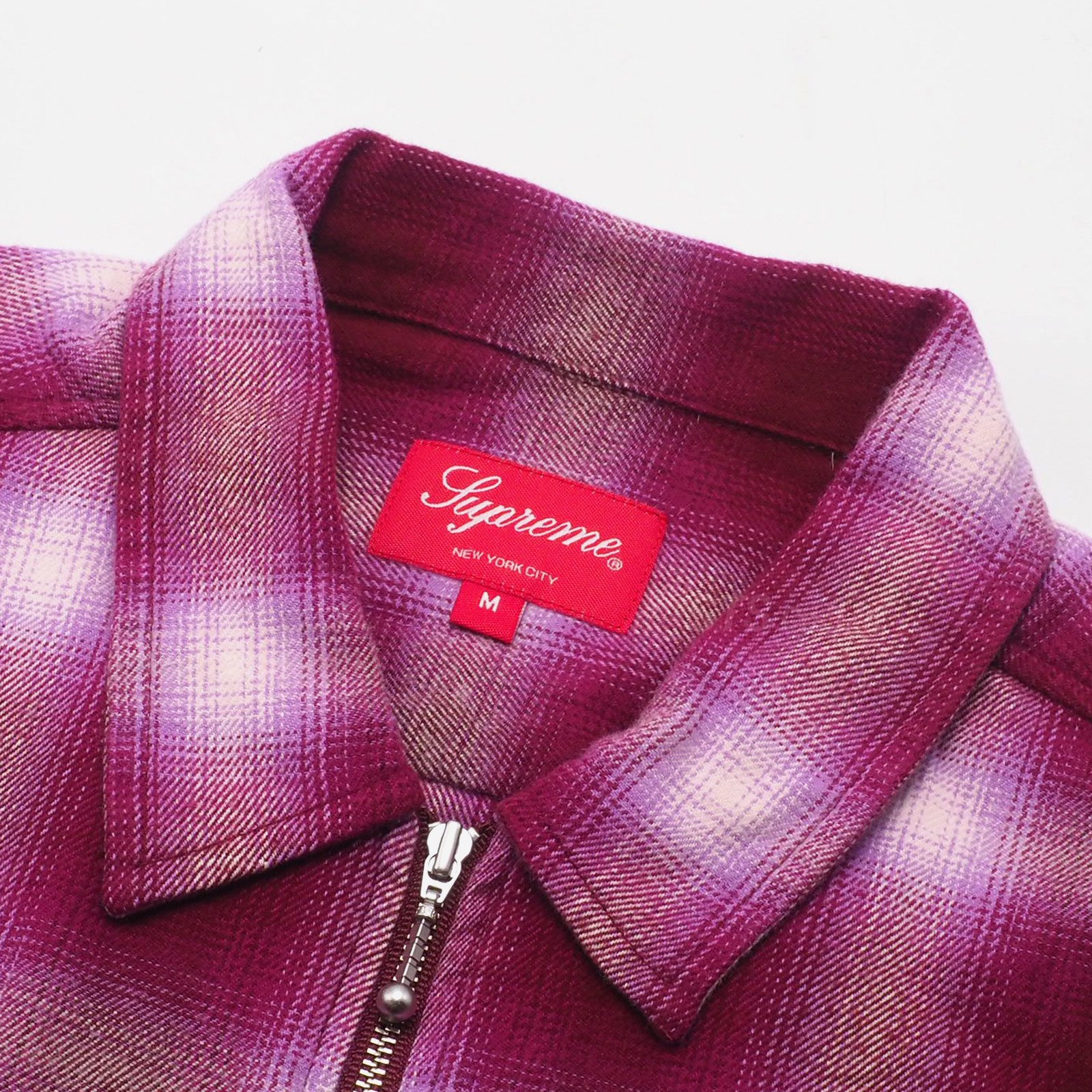 Supreme - Shadow Plaid Flannel Zip Up Shirt - UG.SHAFT