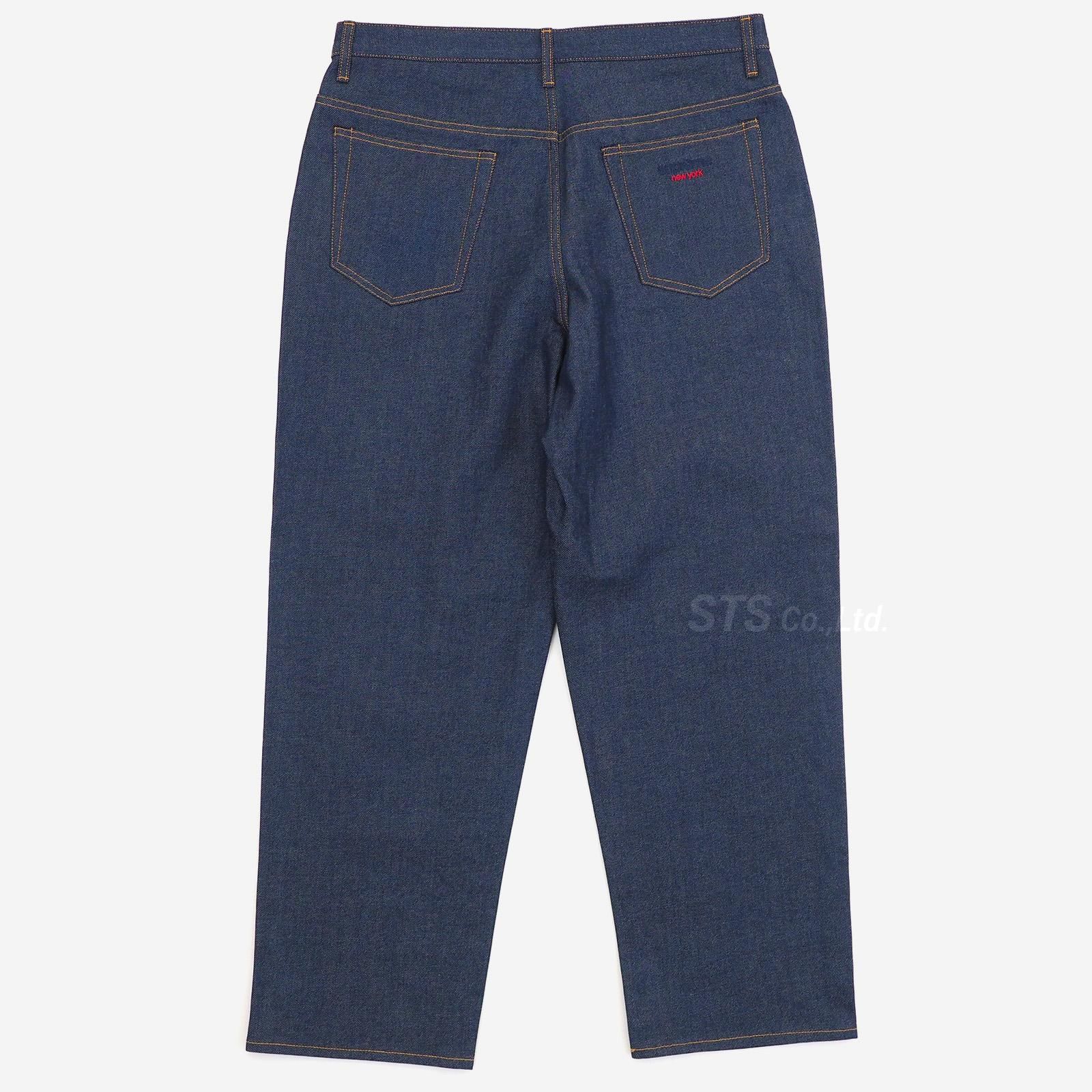 Supreme Baggy Jean (FW22) Rigid Indigo, 46% OFF