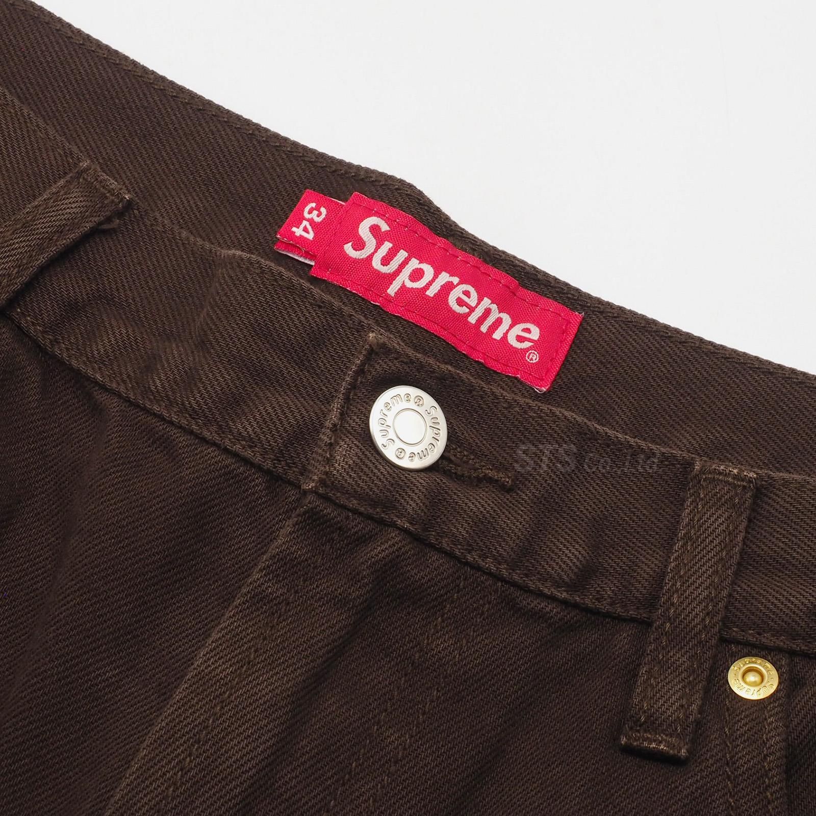 Supreme シュプリーム 23AW Baggy Jean light brown バギー