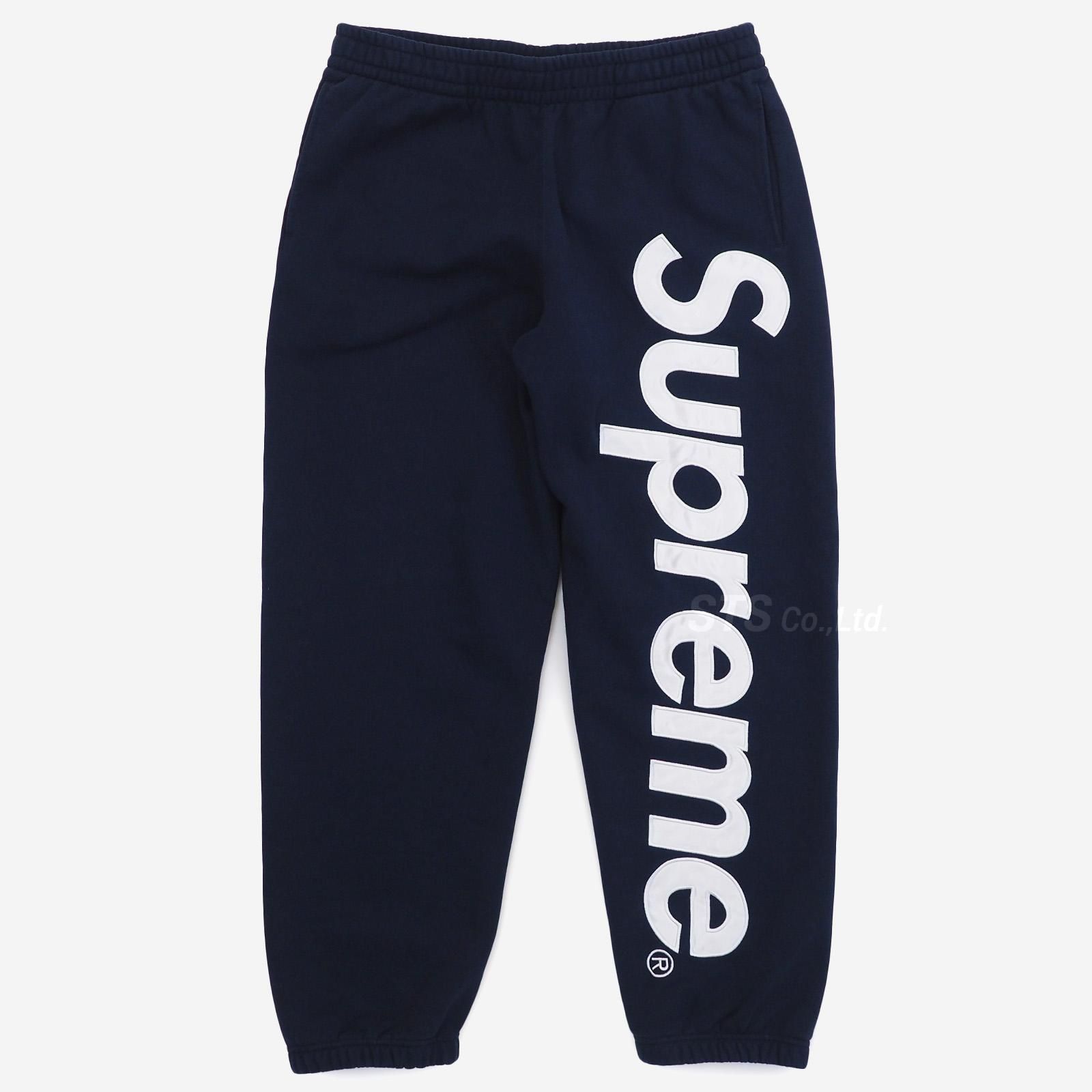 遅くなりすいませんSupreme Satin Applique Sweatpant M