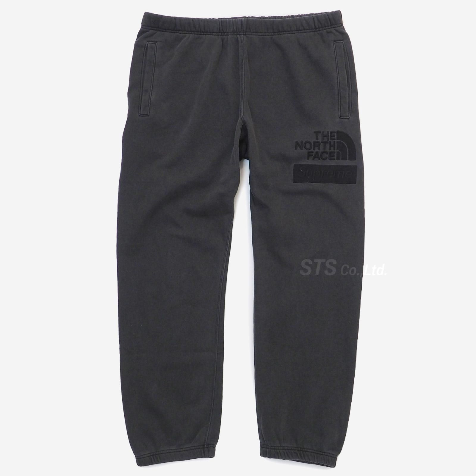 SUPREME シュプリーム 22AW×The North Face Pigment Printed Sweatpant ザノースフェイス ピグメント プリンテッド スウェットパンツ ブラック NB52201I