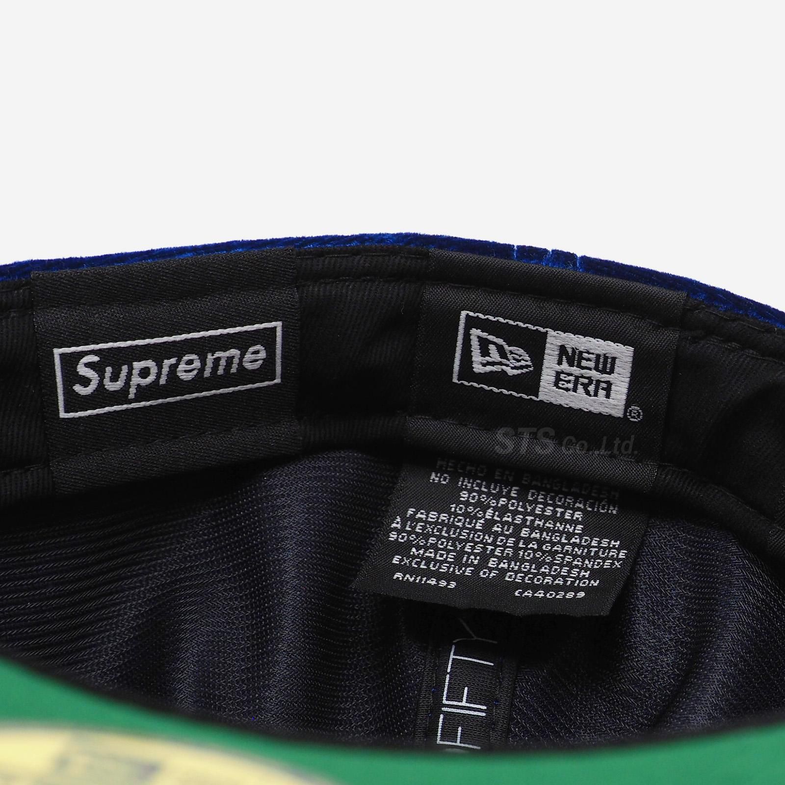 Supreme - Velour Box Logo New Era - UG.SHAFT