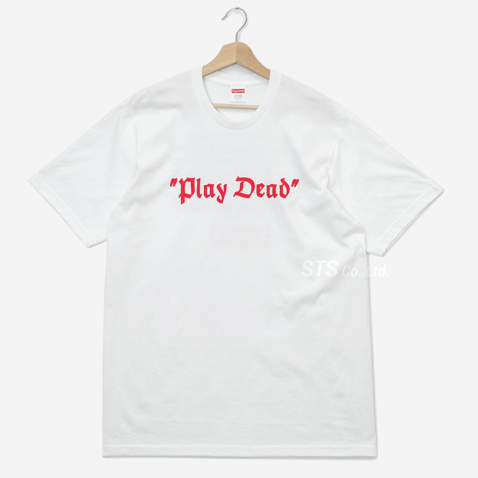 Tシャツ/カットソー(半袖/袖なし)Supreme Play Dead Tee Lサイズ