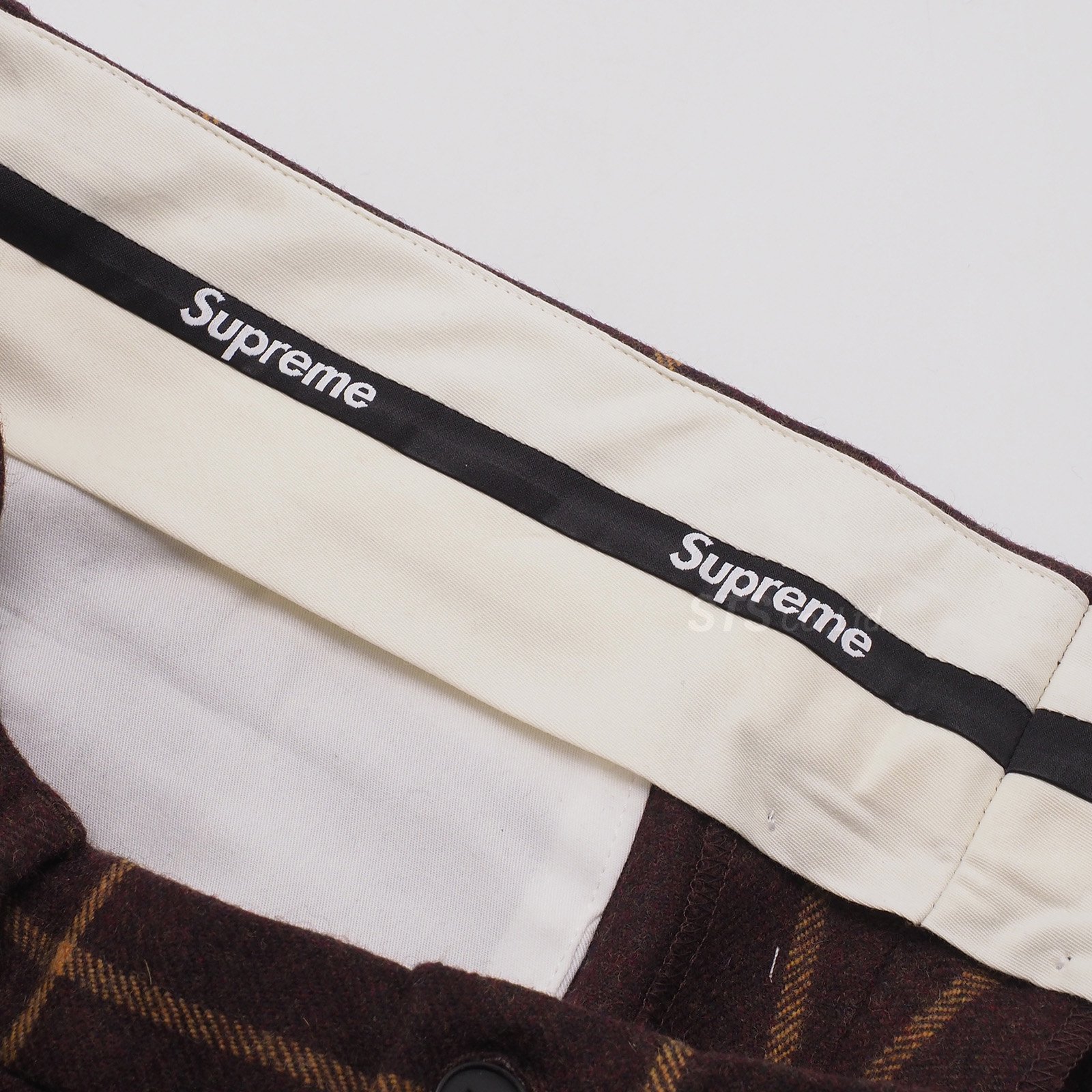 Supreme - Windowpane Wool Trouser - UG.SHAFT