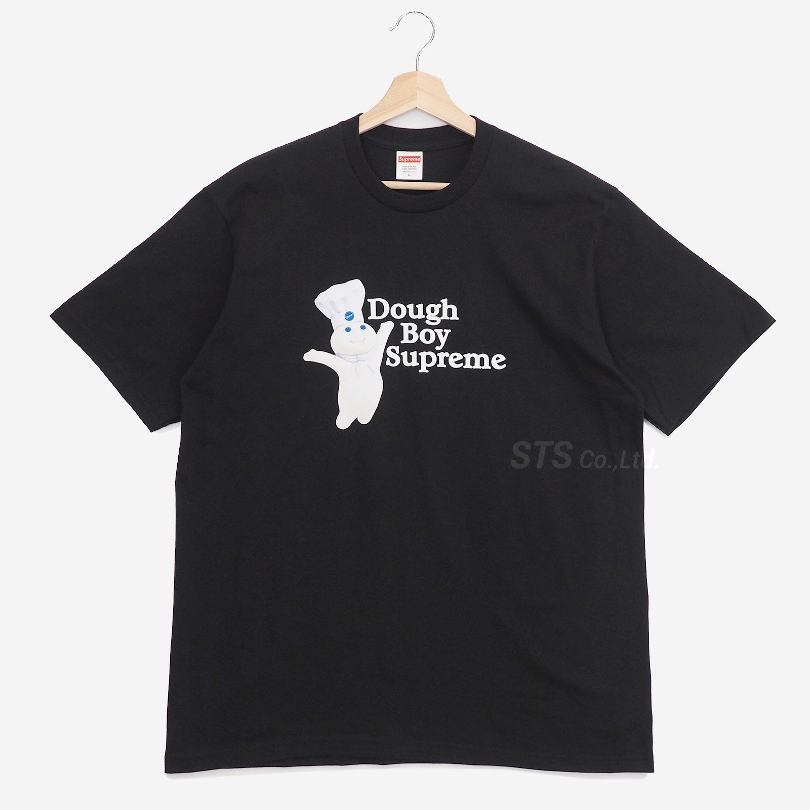 【supreme】刺繍Nouveau Logo Tee ブラック　Sサイズ　半袖納品書もおつけいたします