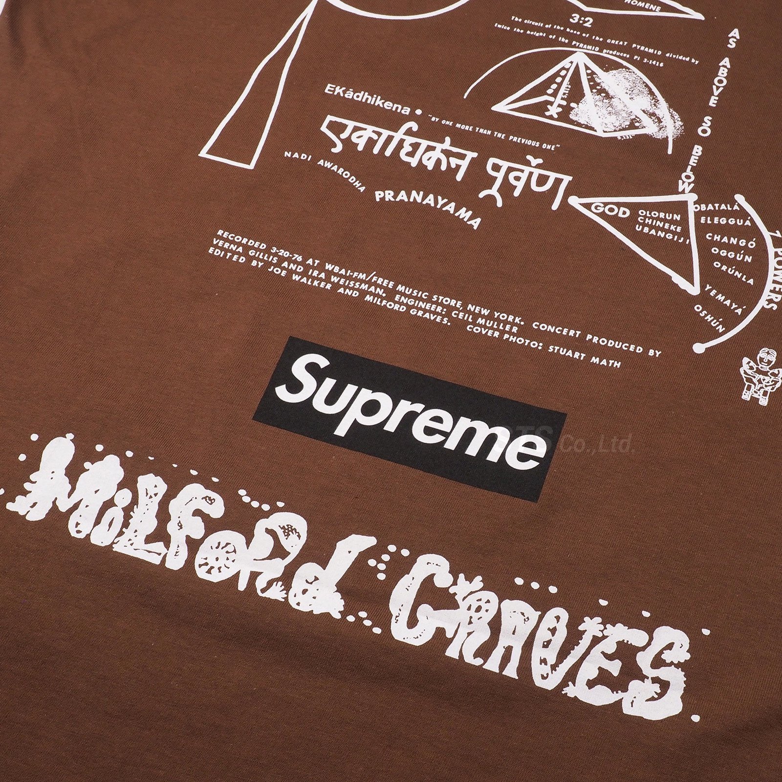 Supreme - Milford Graves Tee - UG.SHAFT