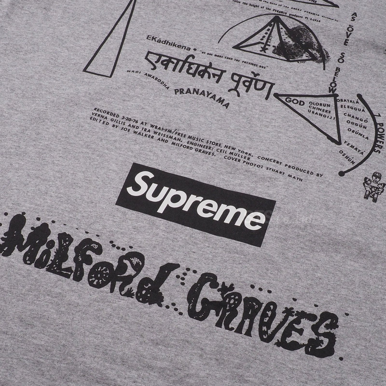 Supreme - Milford Graves Tee - UG.SHAFT