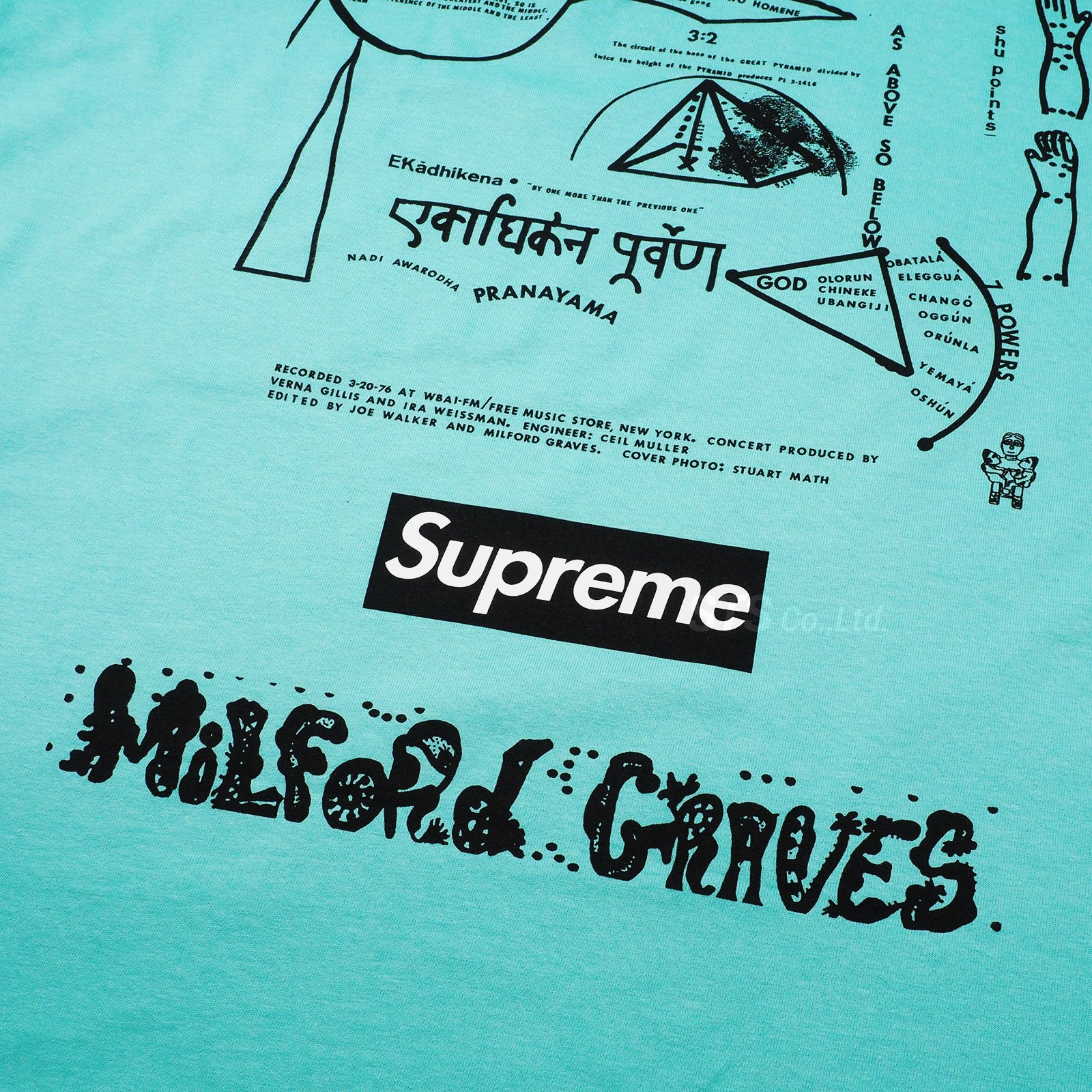 Supreme - Milford Graves Tee - UG.SHAFT