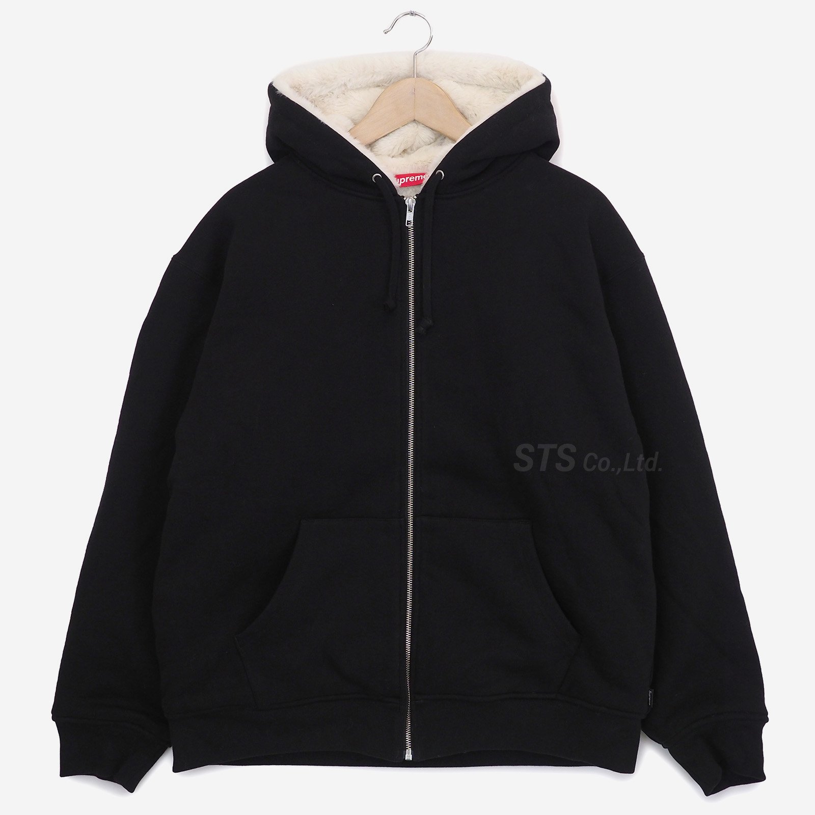Supreme - Faux Fur Lined Zip Up Hooded Sweatshirt - UG.SHAFT