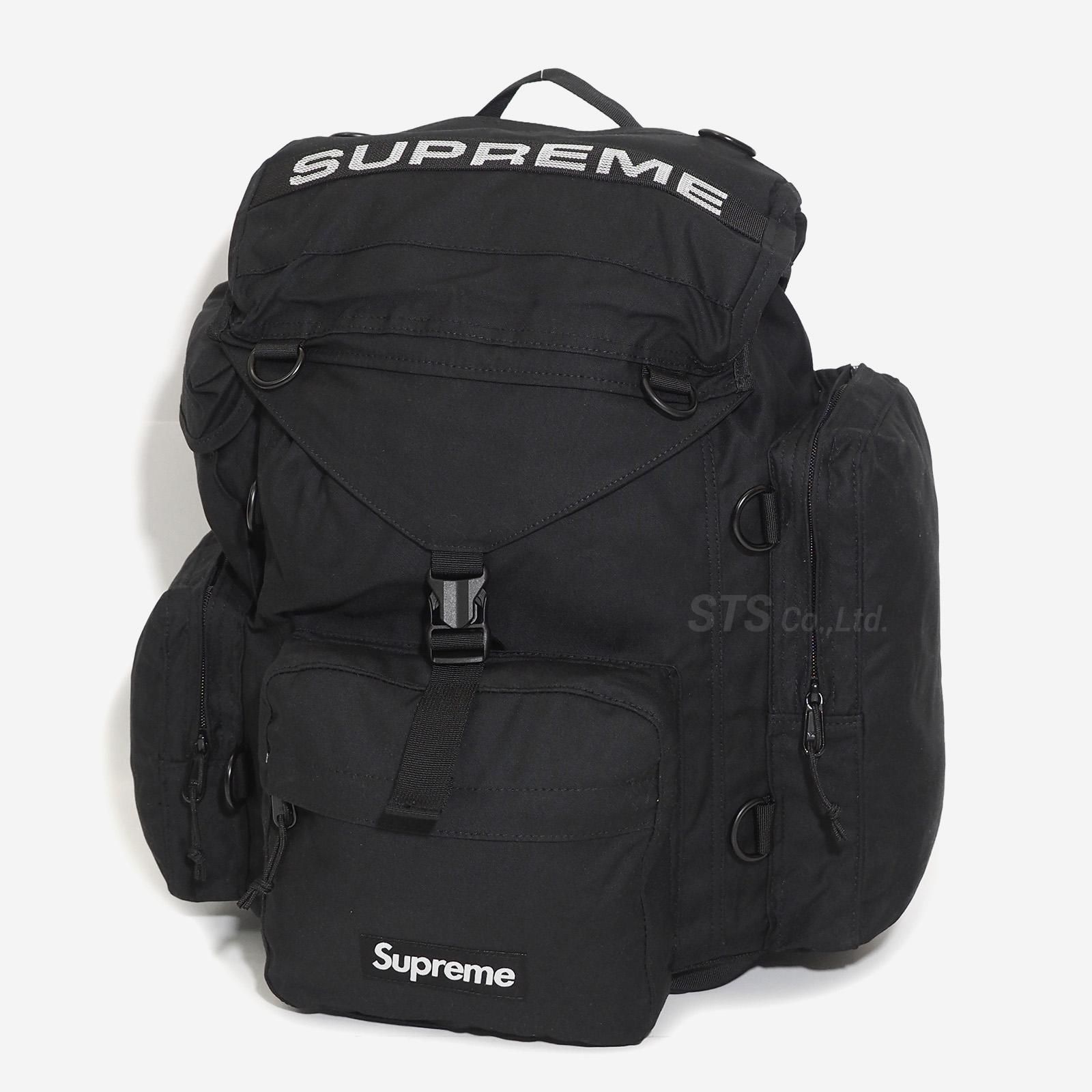 supreme field backpack 黒 black お洒落無限大。 - technicomm.qc.ca