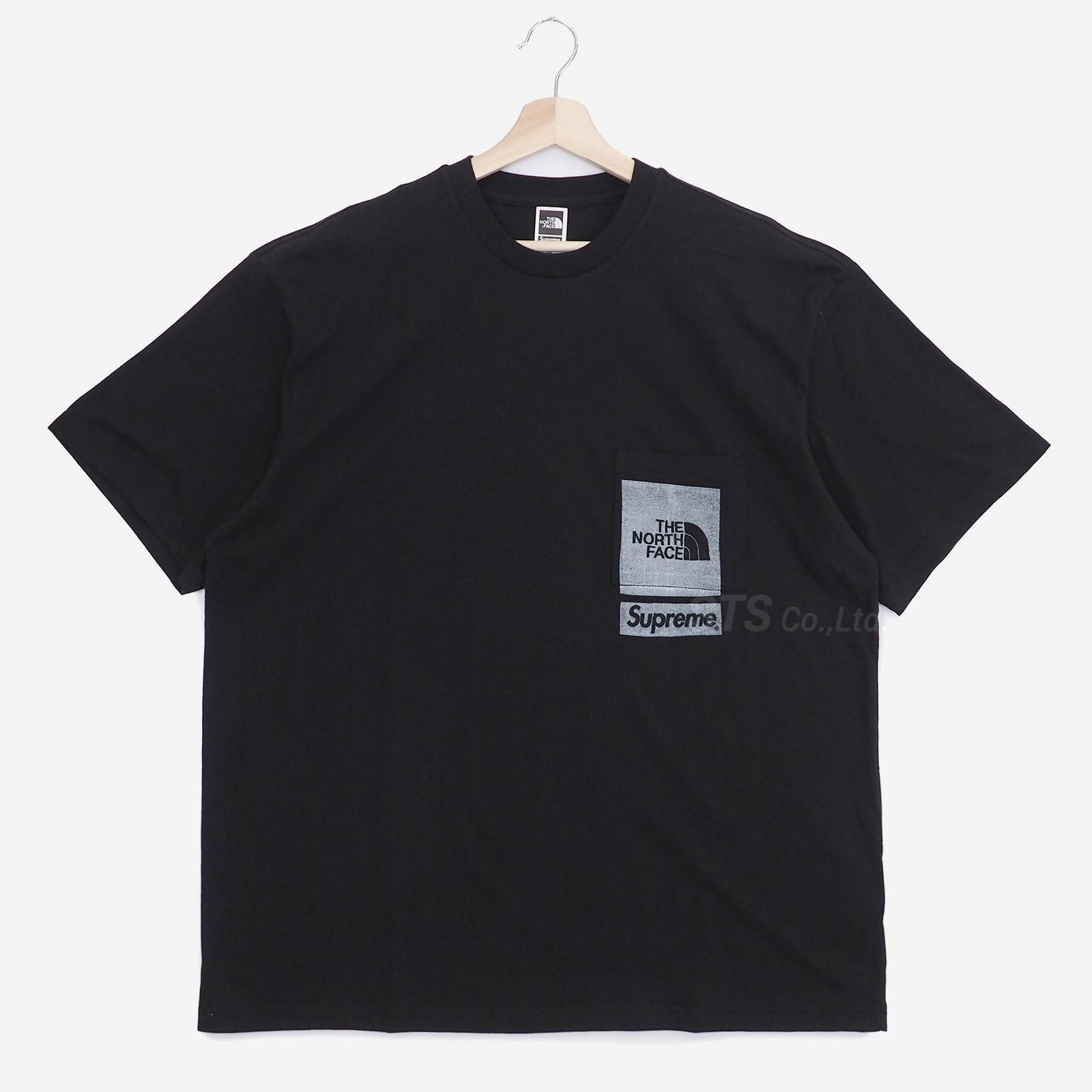 SUPREME×North Face Tシャツ M ブラック着丈74cm