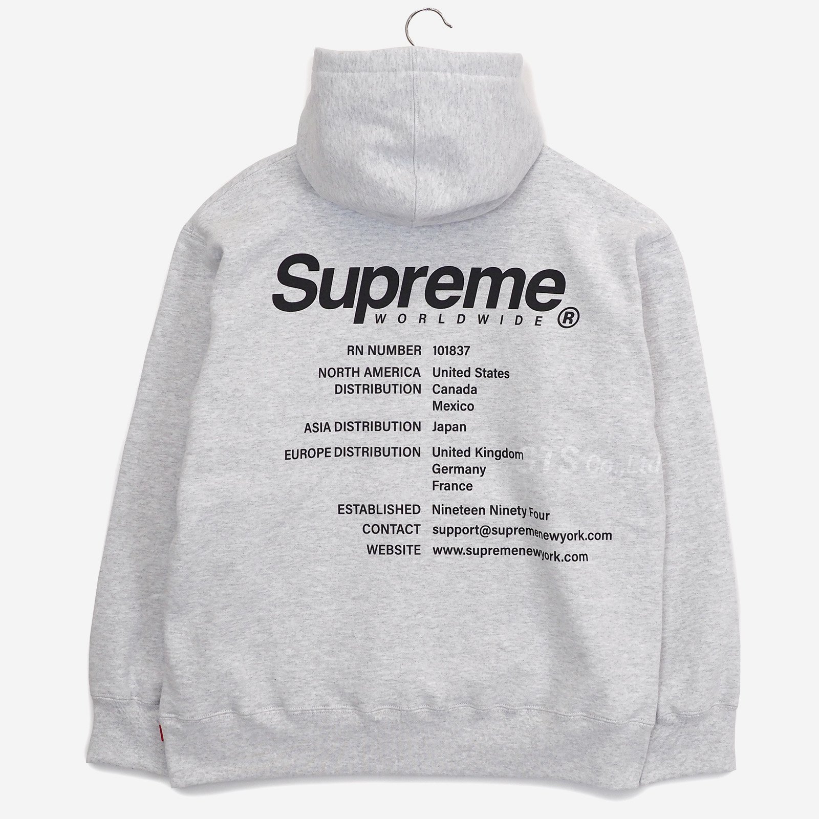 Supreme - Worldwide Hooded Sweatshirt - UG.SHAFT