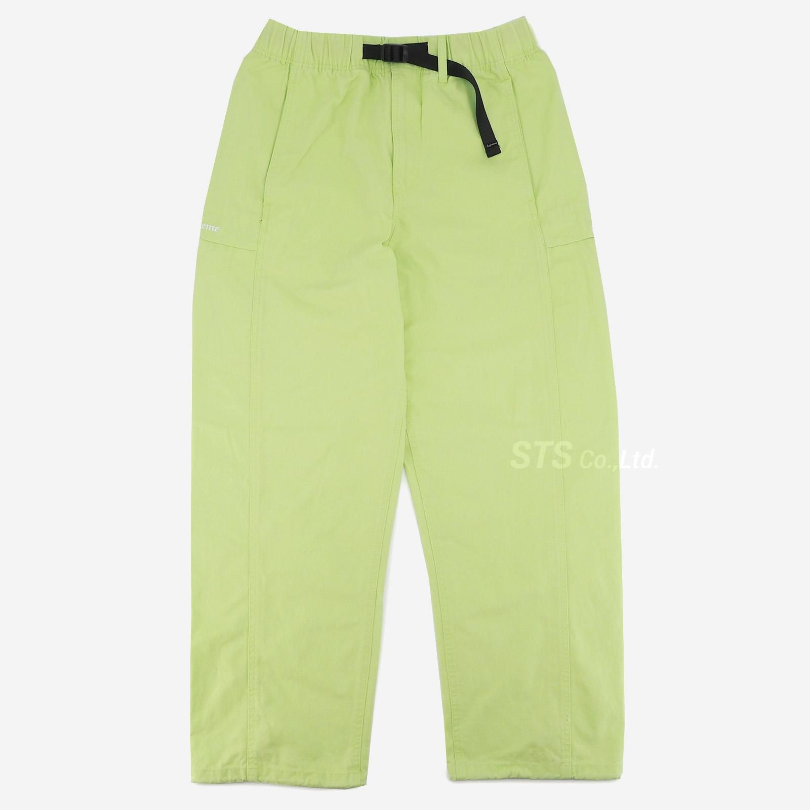 【希少】Supreme Belted Trail Pant LIME Sサイズ