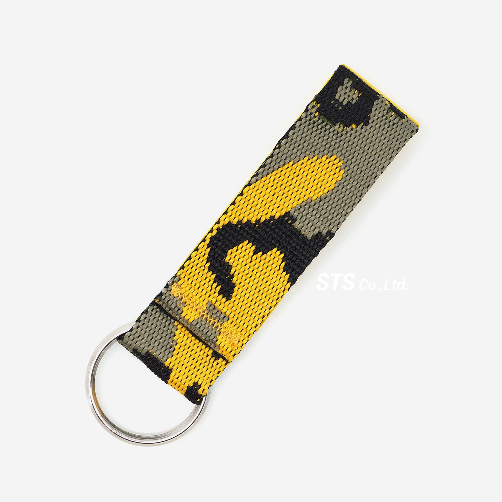 Supreme Webbing Keychain Yellow Camo - キーホルダー