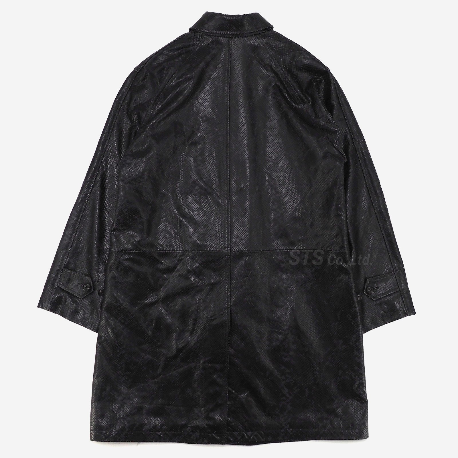 Supreme - Leather Snake Trench Coat - UG.SHAFT