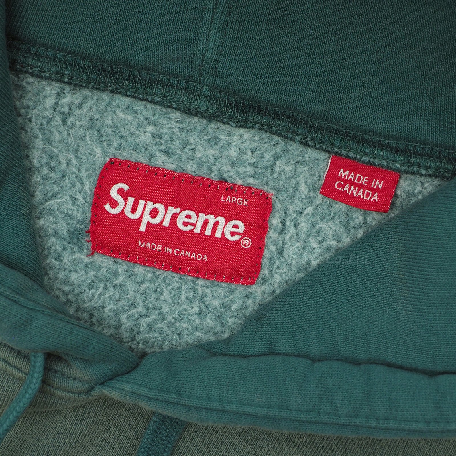 supreme オーバーダイドSロゴフーディー