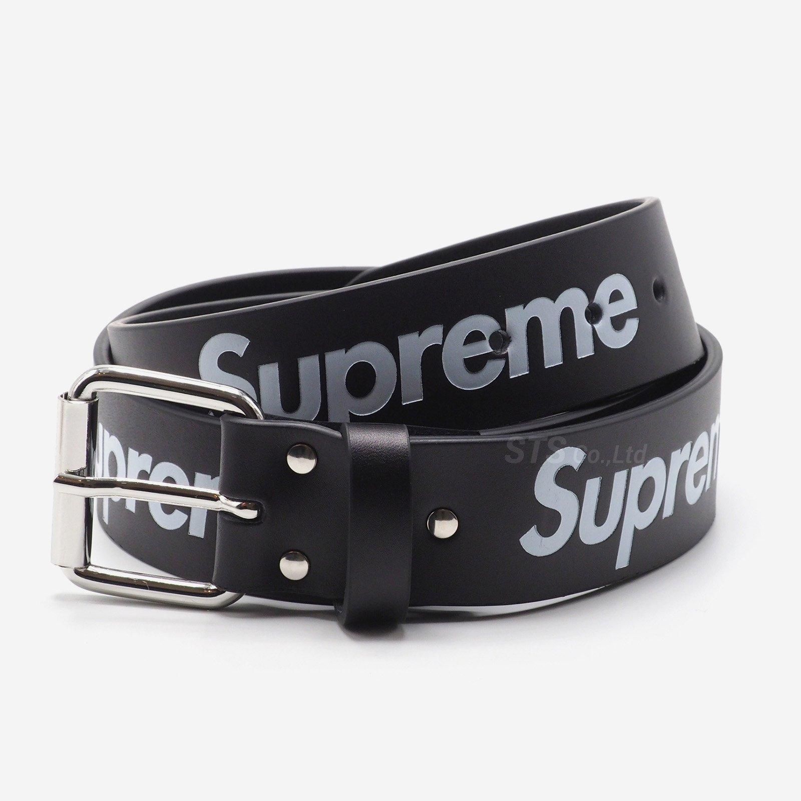 Supreme Repeat Leather Bel Woodland Camo - 小物