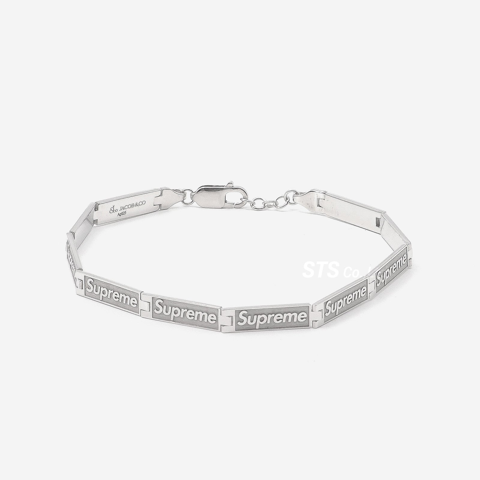 Supreme/Jacob & Co Logo Link Bracelet - Sterling Silver - UG.SHAFT