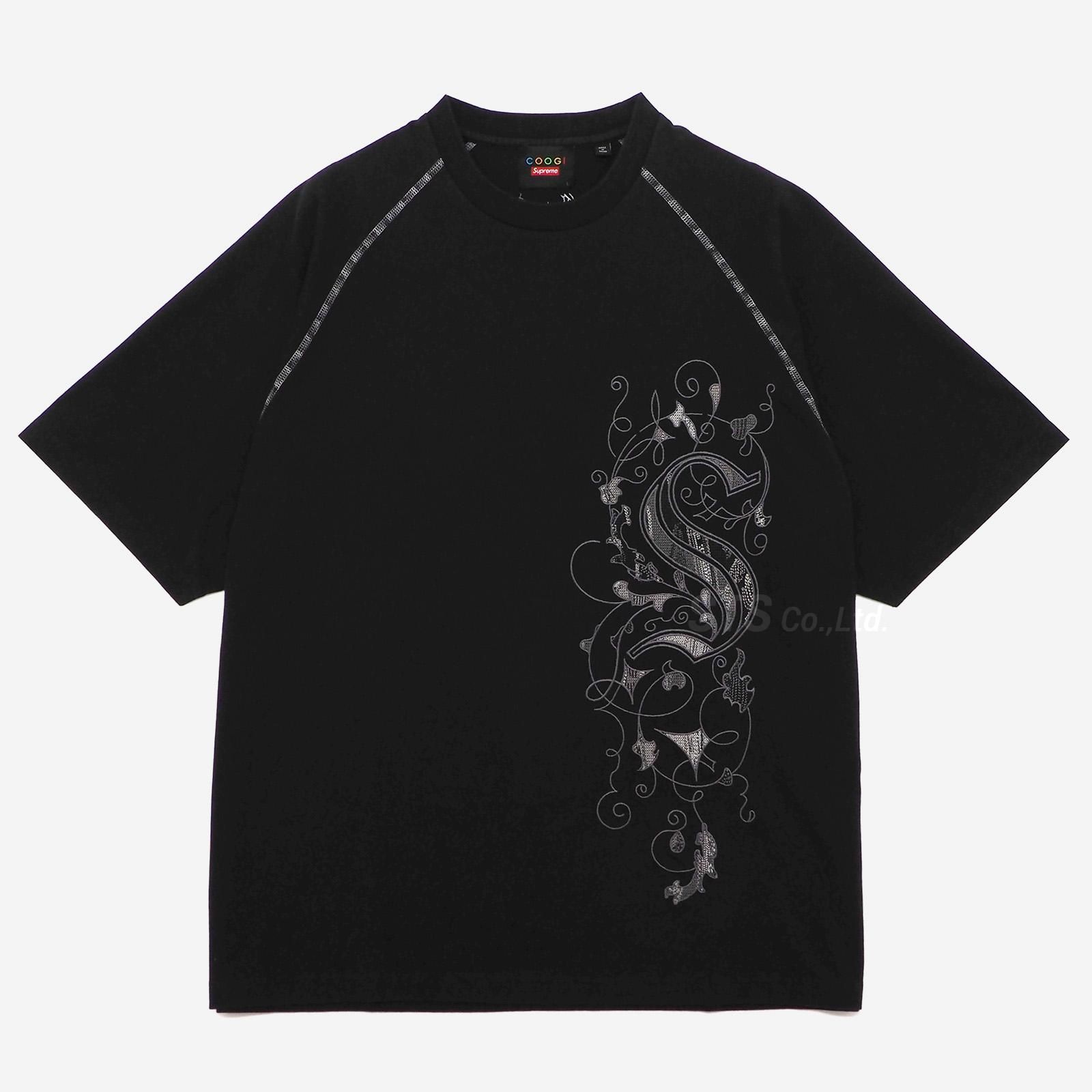 Supreme Coogi Raglan S/S Top Black | www.trevires.be