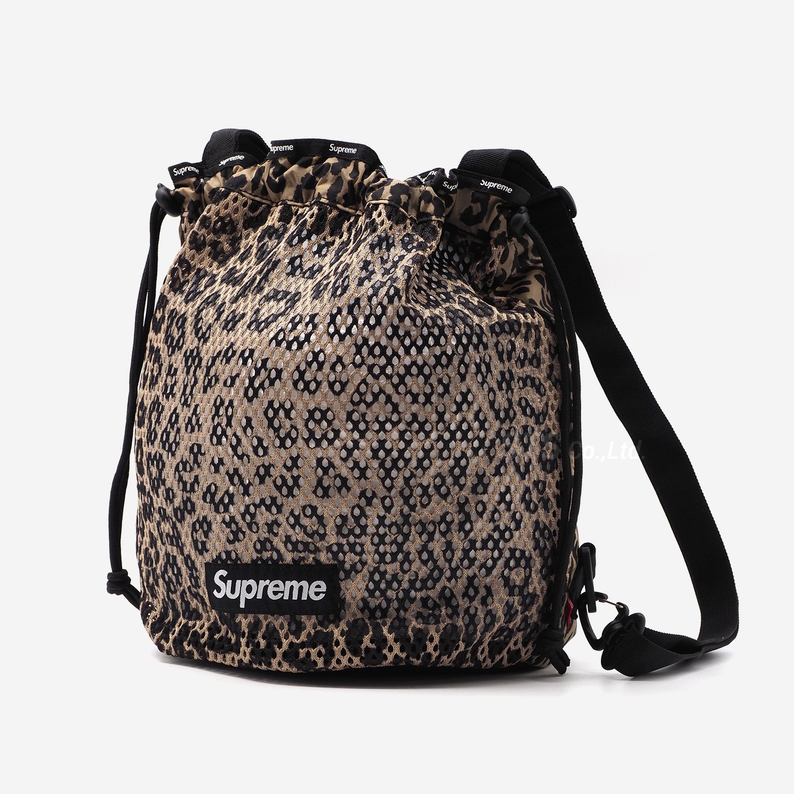 supreme Mesh Small Backpack leopard - ショルダーバッグ