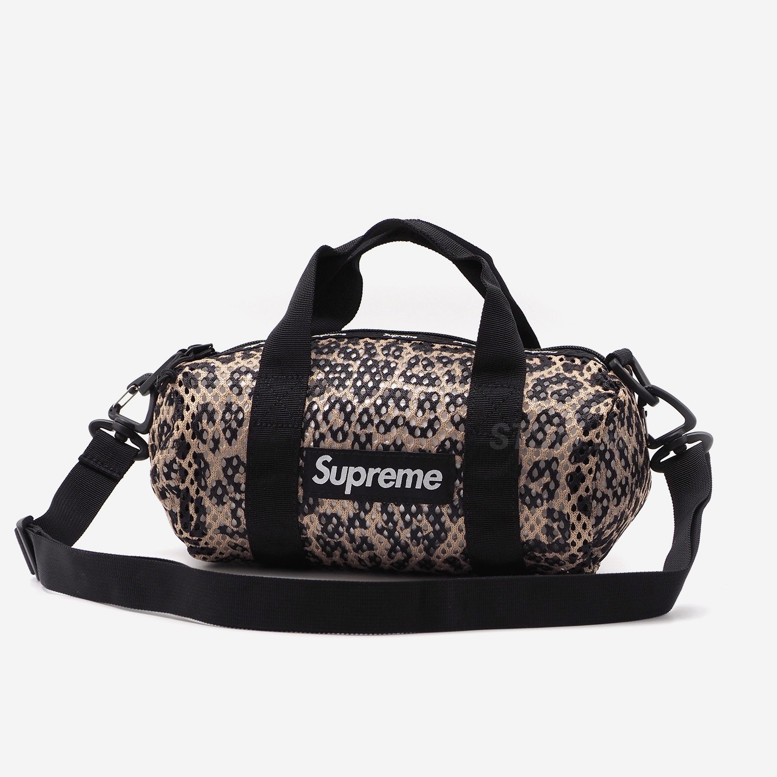 Supreme Mesh Mini Duffle Bag "Leopard