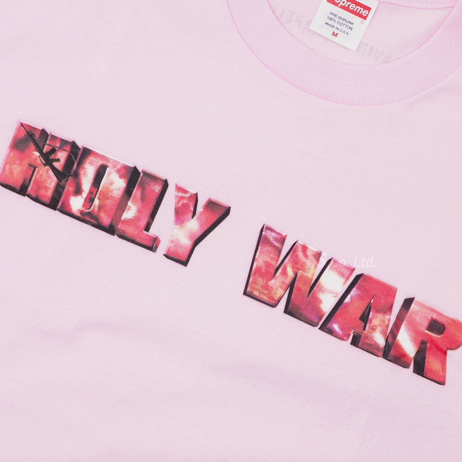 supreme Holy War Tee Light Pink Lサイズ - Tシャツ/カットソー(半袖