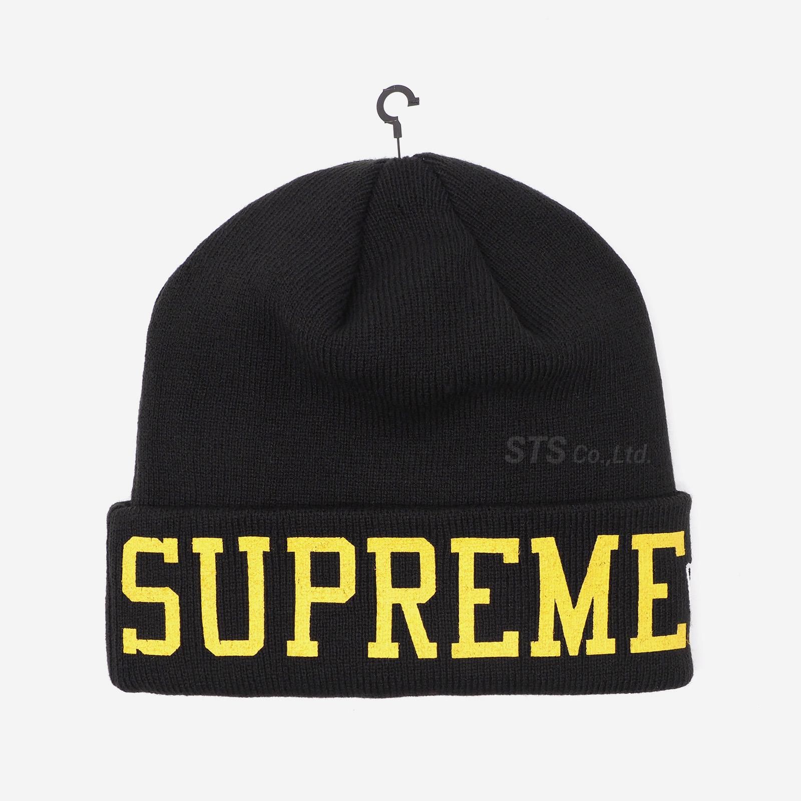 Supreme シュプリーム23fw twist beanieビーニーブラックblack