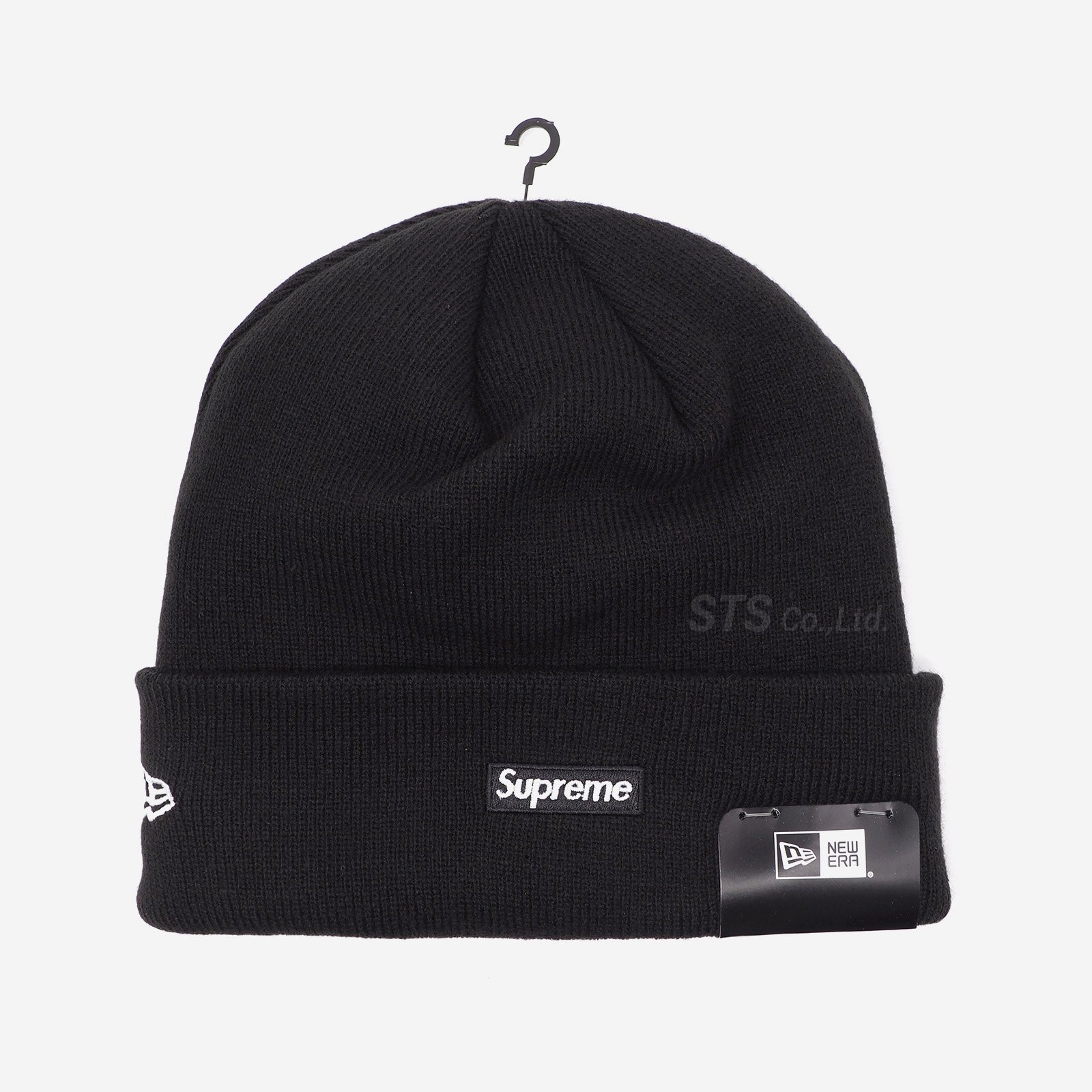 supreme new era box logo beanie black