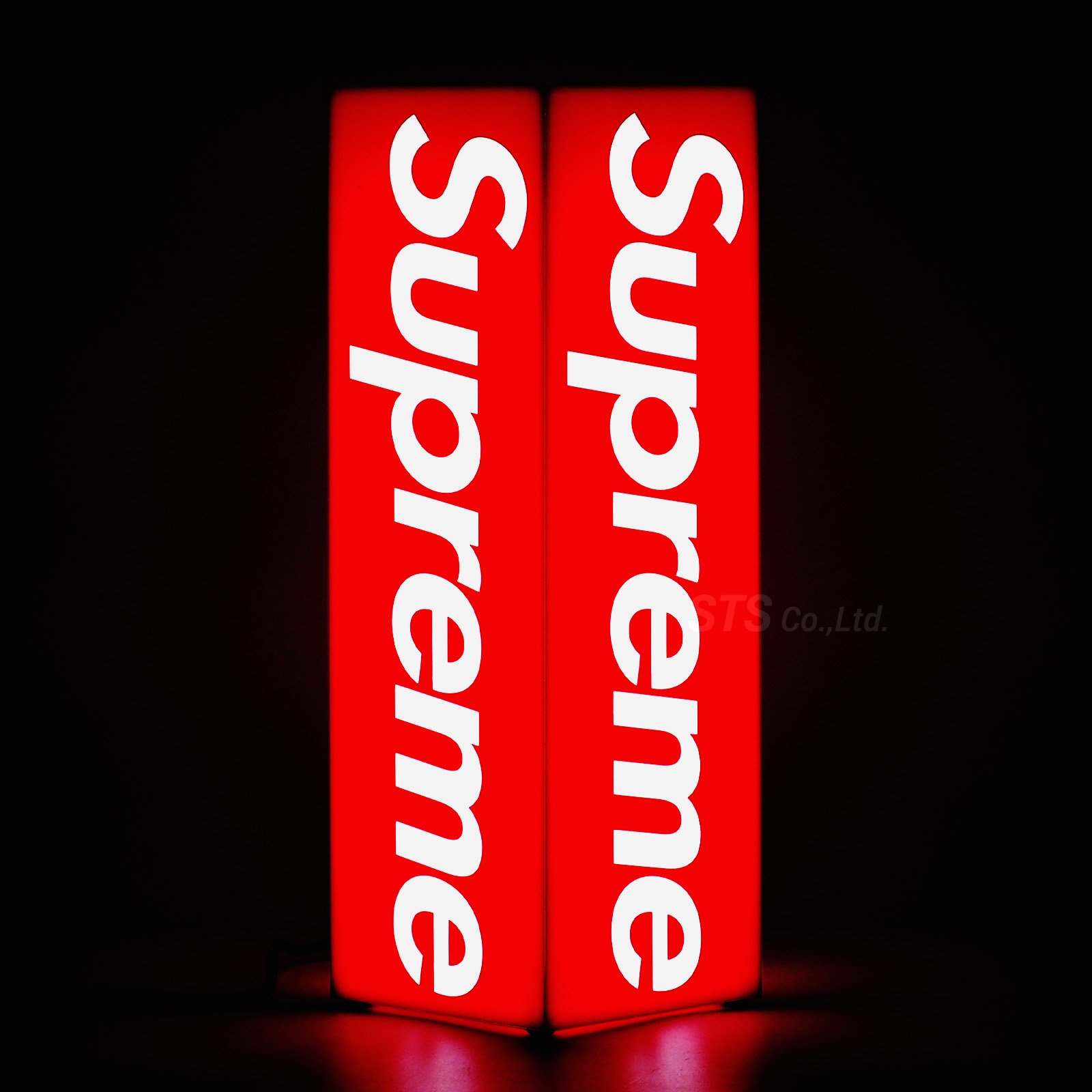 Supreme Box Logo Lamp ランプ 赤