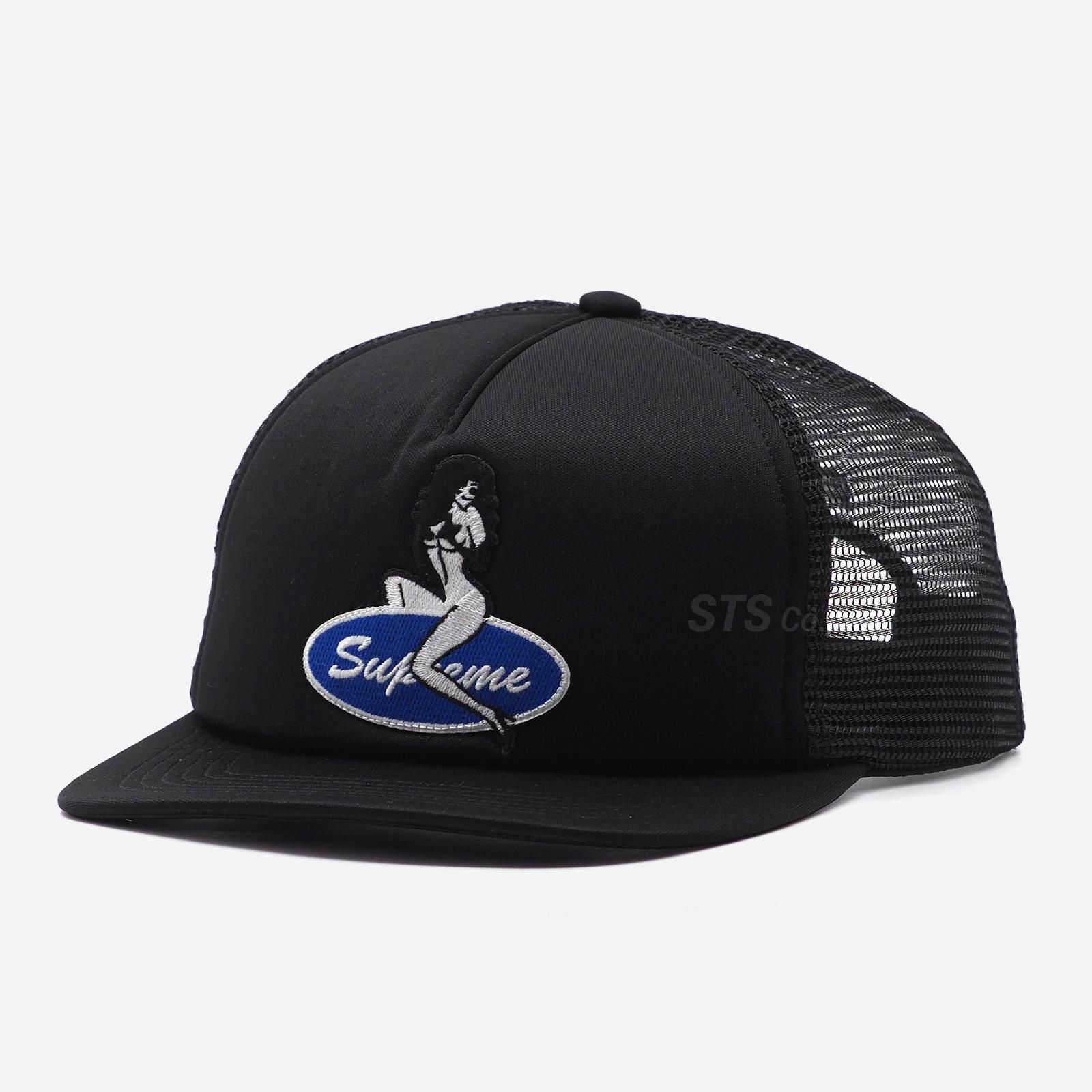 AprilroofsSupreme Pin Up Mesh 5-Panel Cap NG 23fw