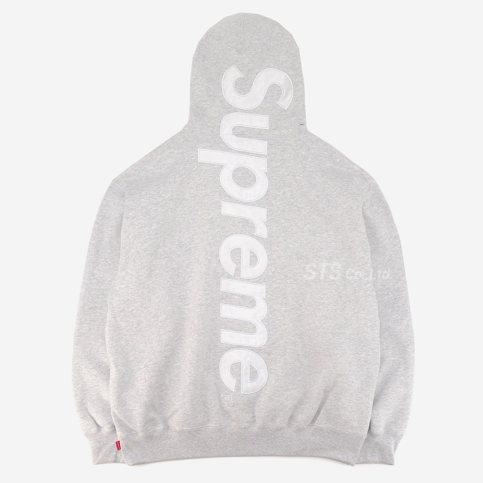 Supreme - Satin Applique Hooded Sweatshirt | 大きなロゴ入りのプル