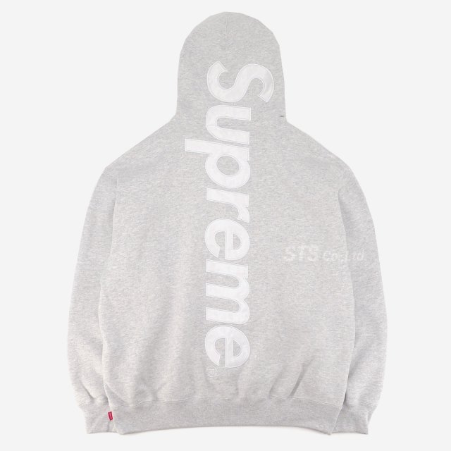 Supreme - Satin Applique Hooded Sweatshirt