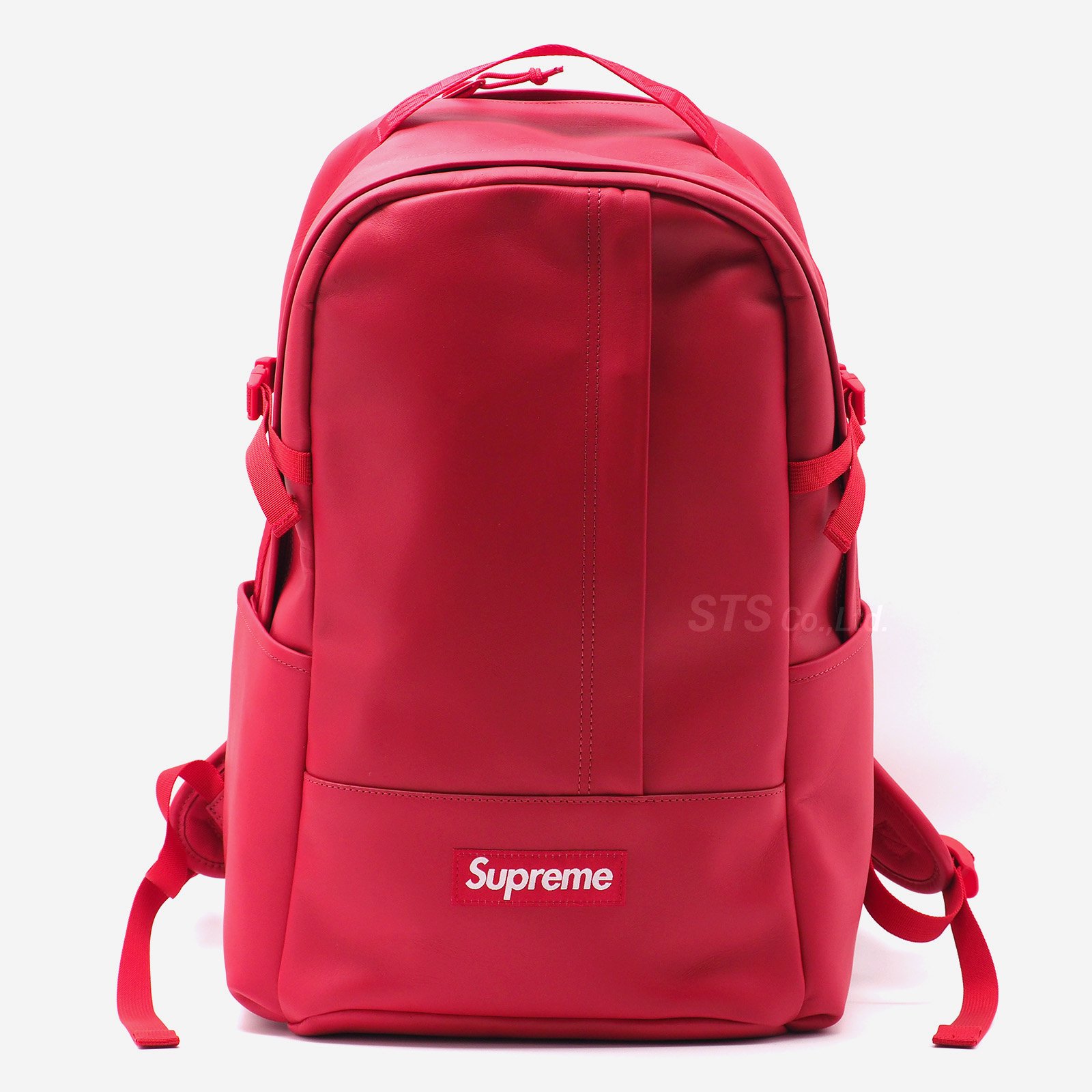 Supreme leather backpack cheap black