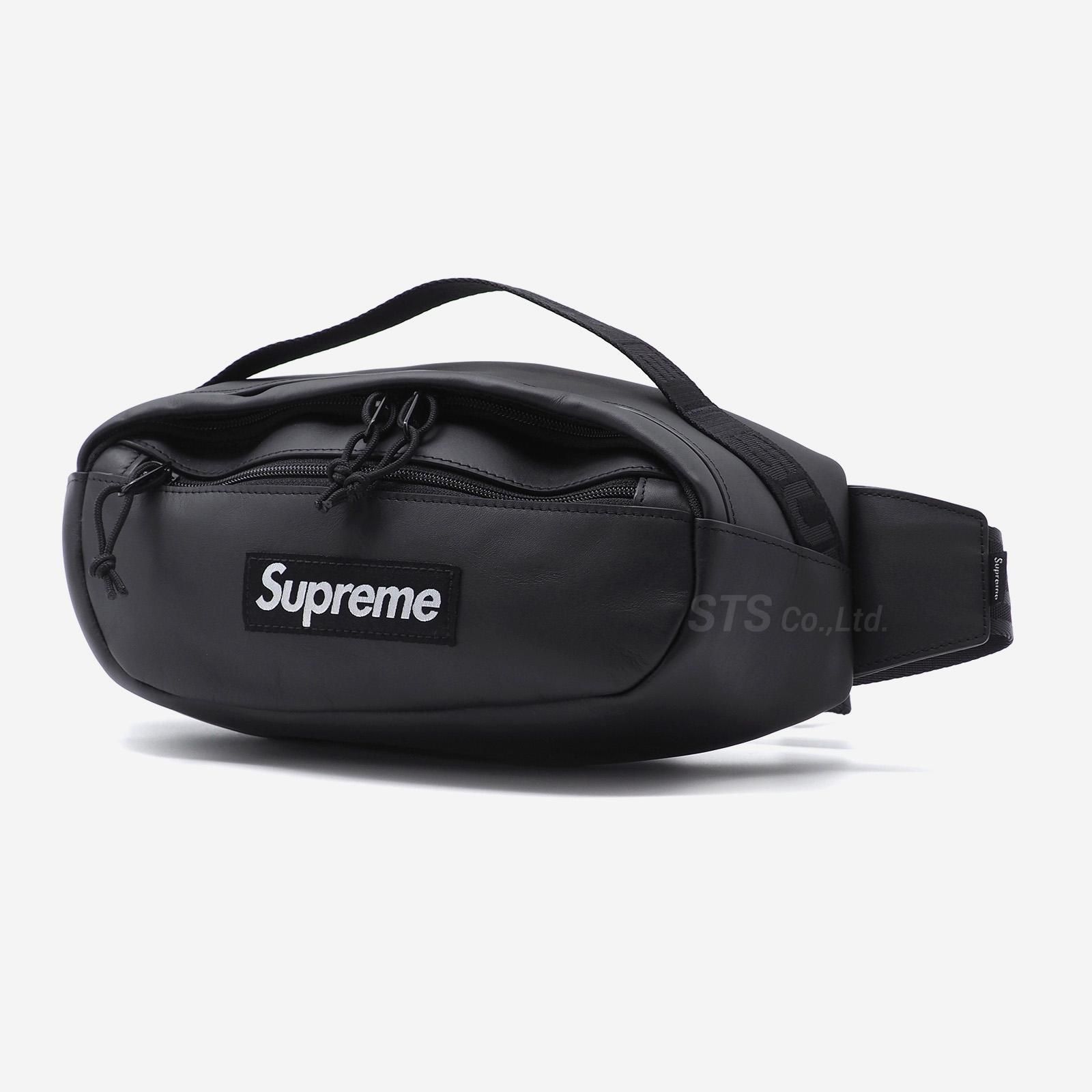 Supreme Leather Waist Bag Black ウエストバッグウエストポーチ