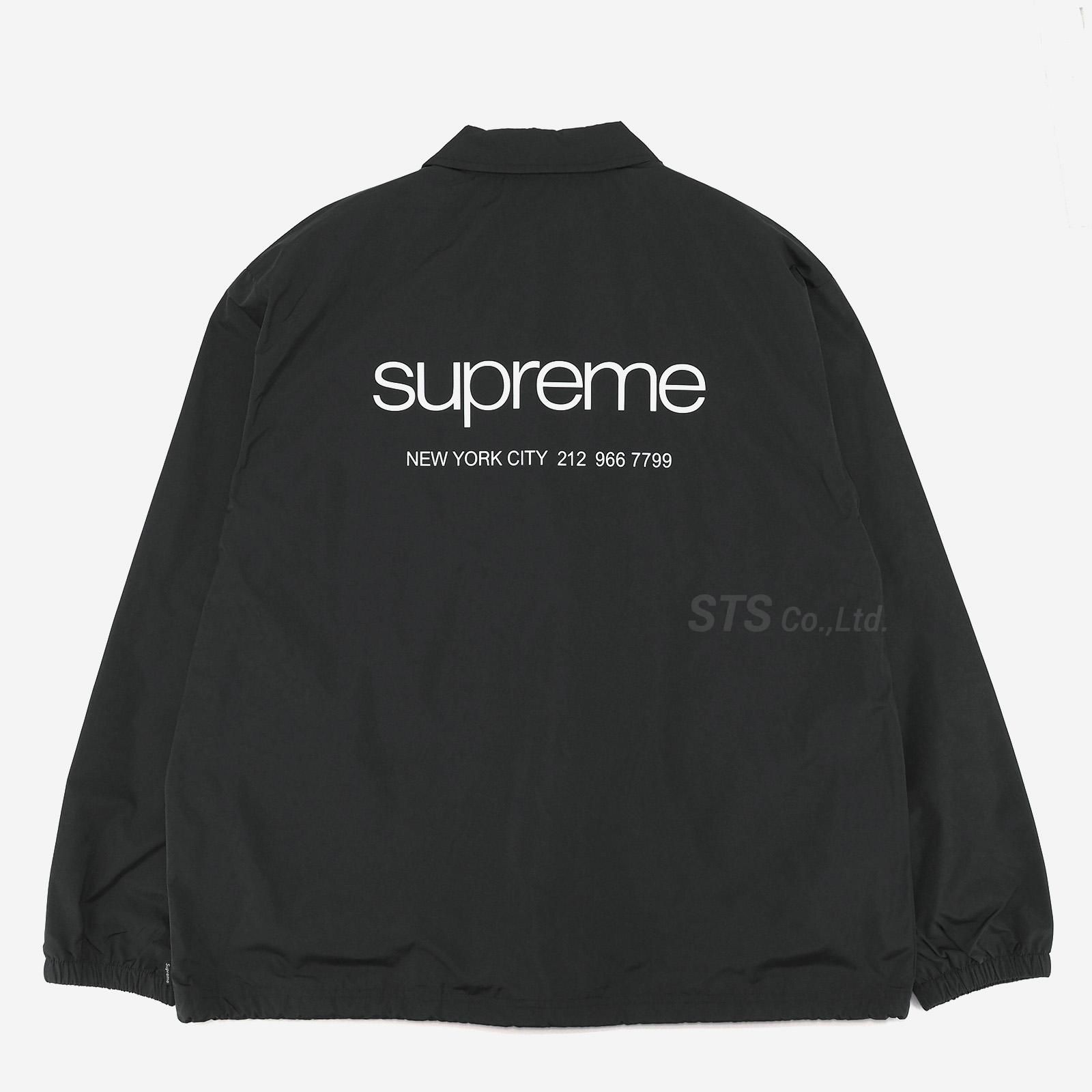 Supreme - NYC Coaches Jacket | バックにロゴがプリントされたコーチ 