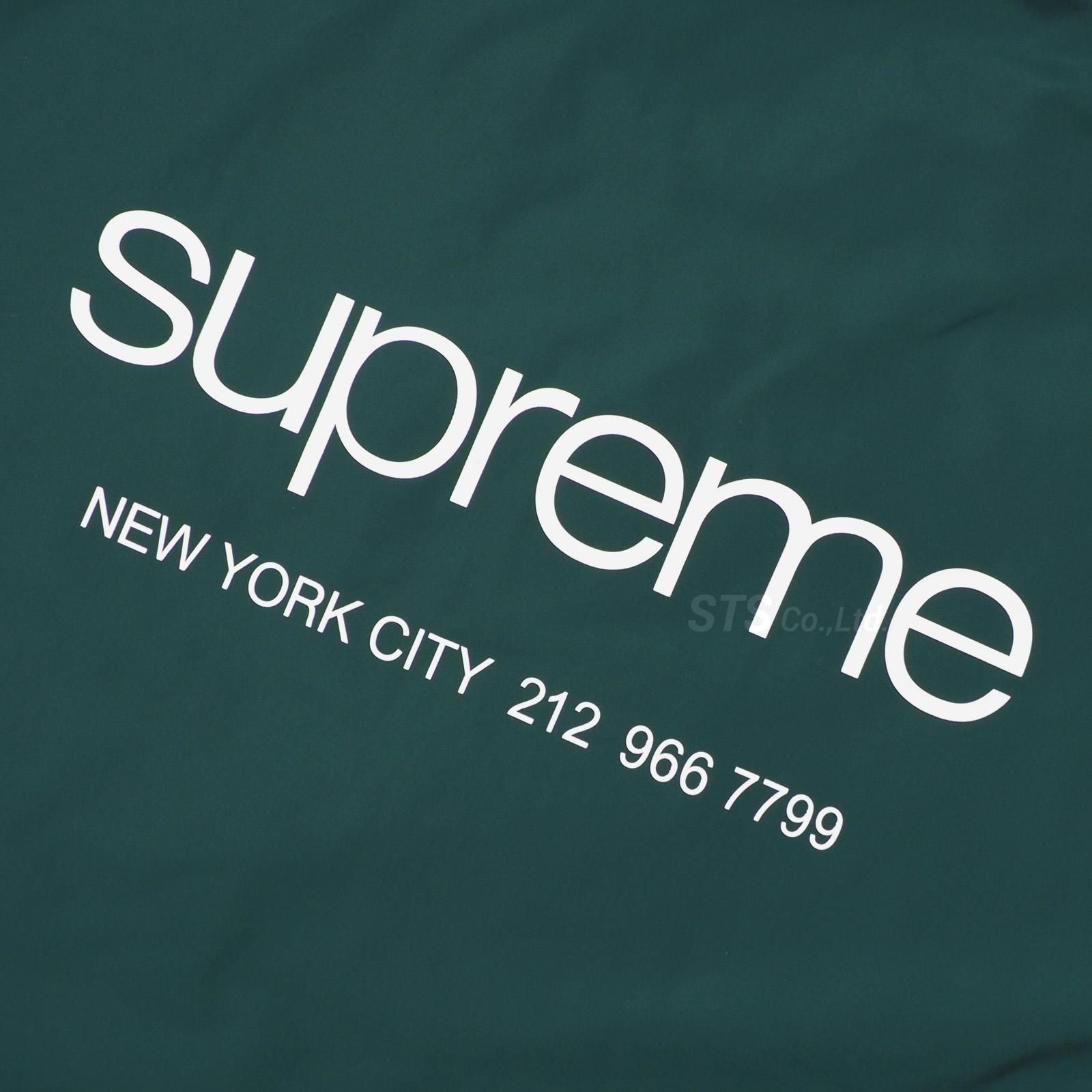 Supreme - NYC Coaches Jacket | バックにロゴがプリントされた
