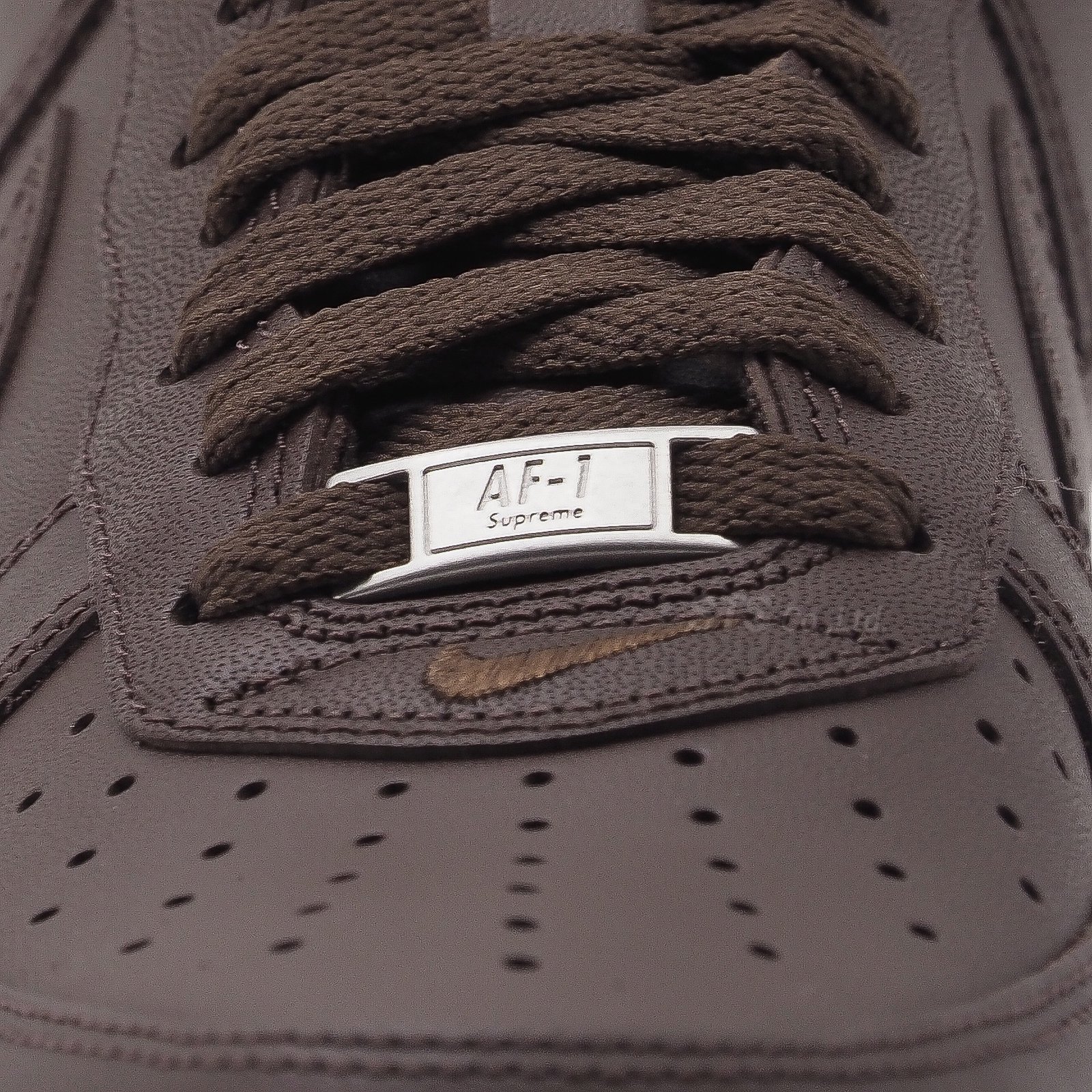 Supreme/Nike Air Force 1 Low (Brown) | Supreme 2023 Fall/Winter