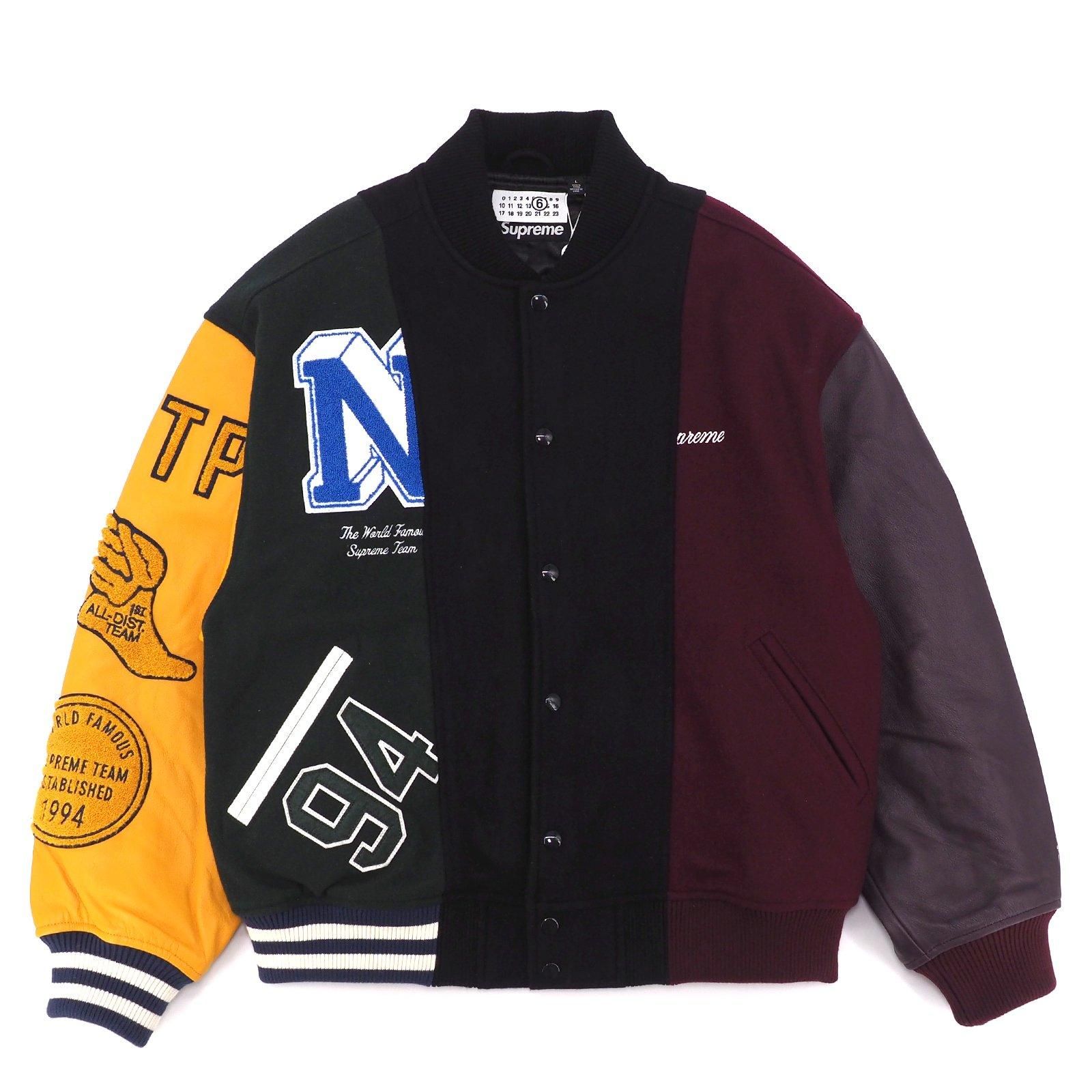 Supreme/MM6 Maison Margiela Split Varsity Jacket - UG.SHAFT