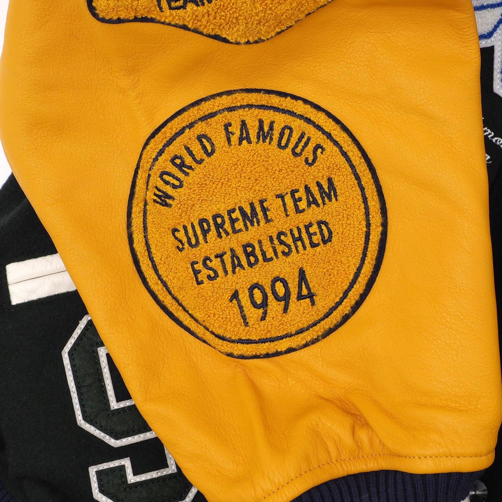Supreme/MM6 Maison Margiela Split Varsity Jacket - UG.SHAFT