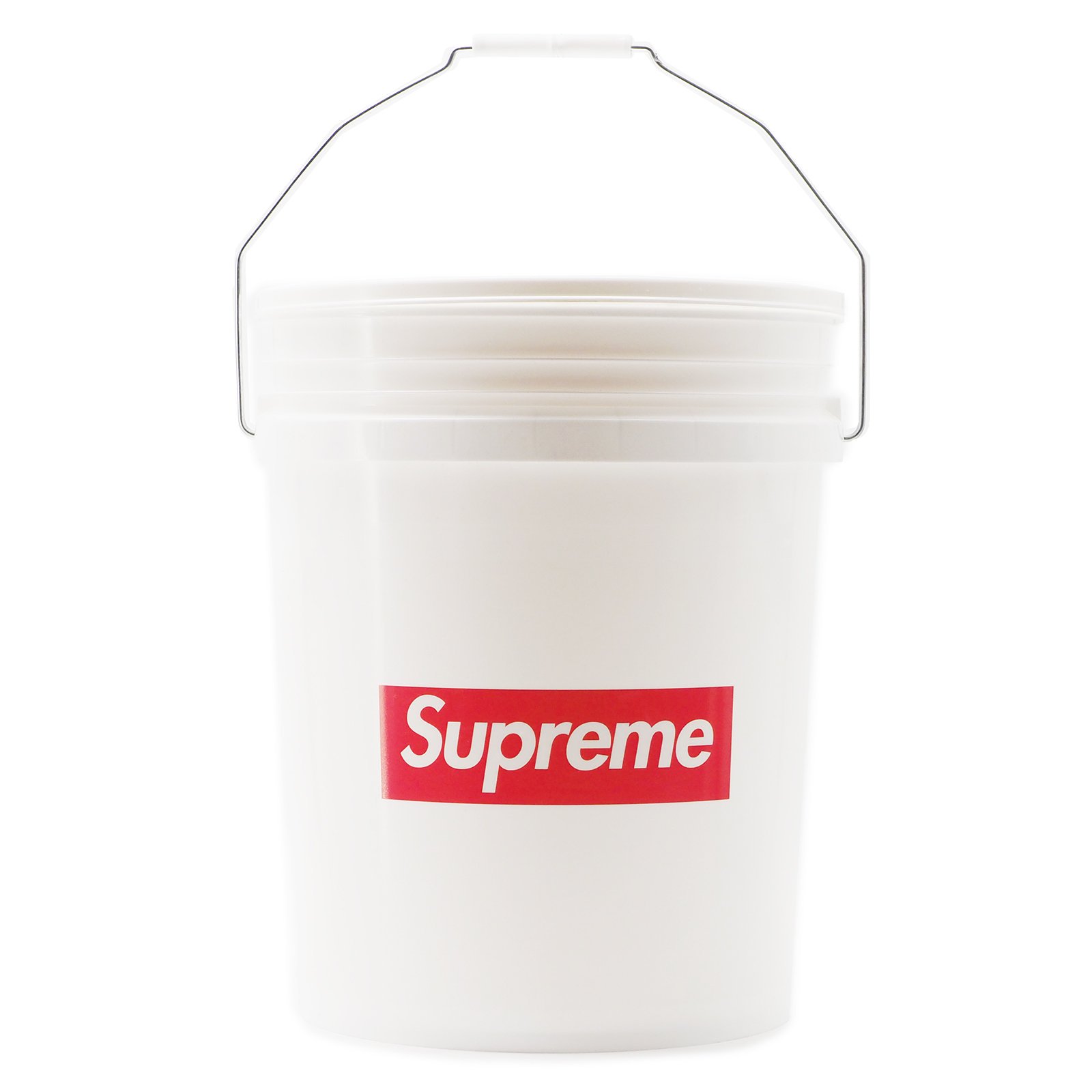 Supreme x Leaktite 5-Gallon Bucket | 白いボディーとボックスロゴ 