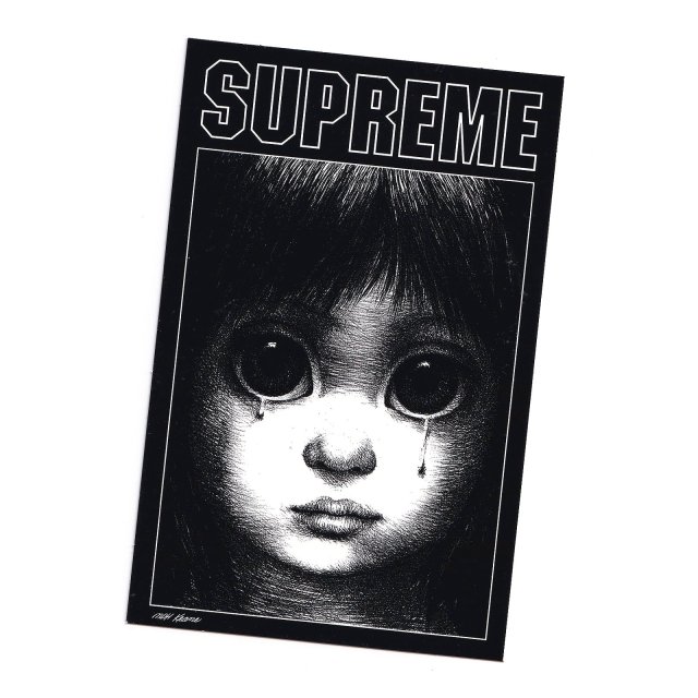 Supreme - Margaret Keane Teardrop Sticker