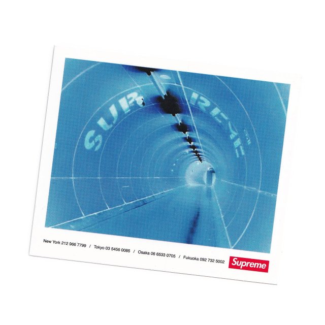 Supreme - Tunnel AD Sticker