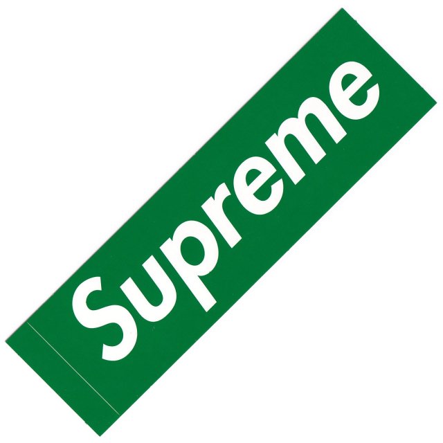 Supreme - Green Box Logo Sticker