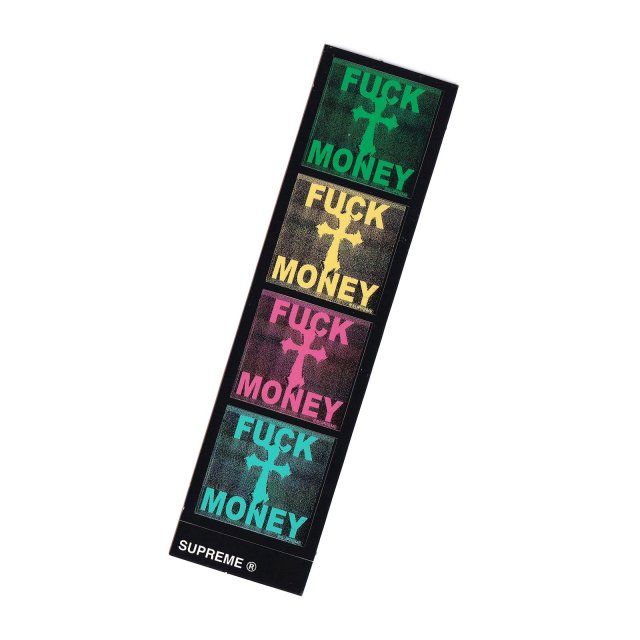 Supreme - Fuck Money Mini Sticker Sheet