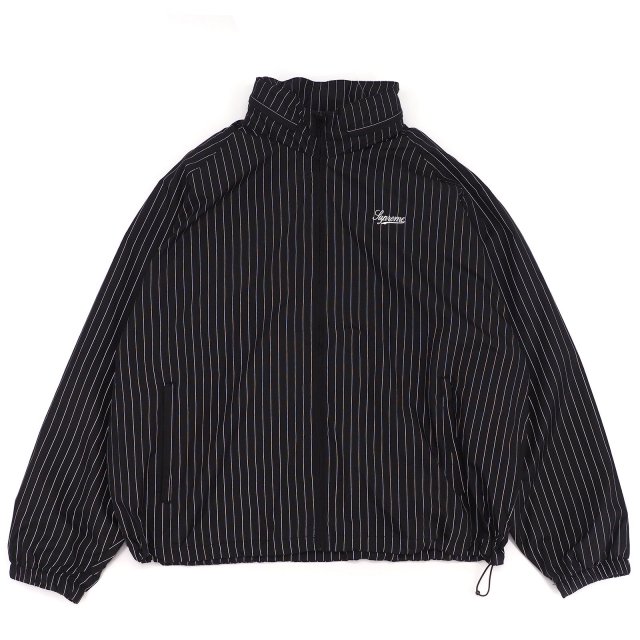 Supreme - Reflective Pinstripe Track Jacket