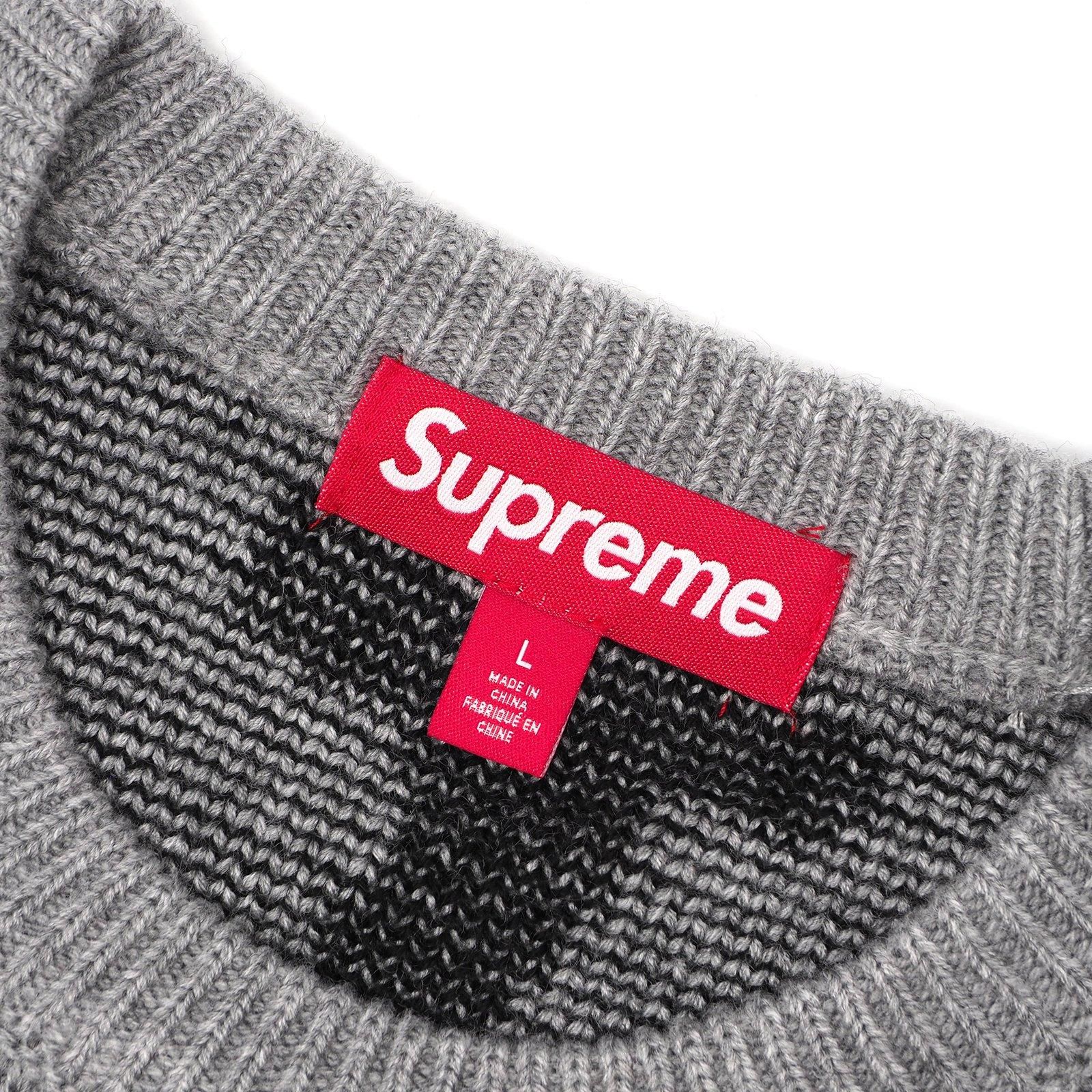 トップス Supreme Thrasher Sweater Heather Grey L Supreme x Thrasher Sweater Heather Grey - メルカリ
