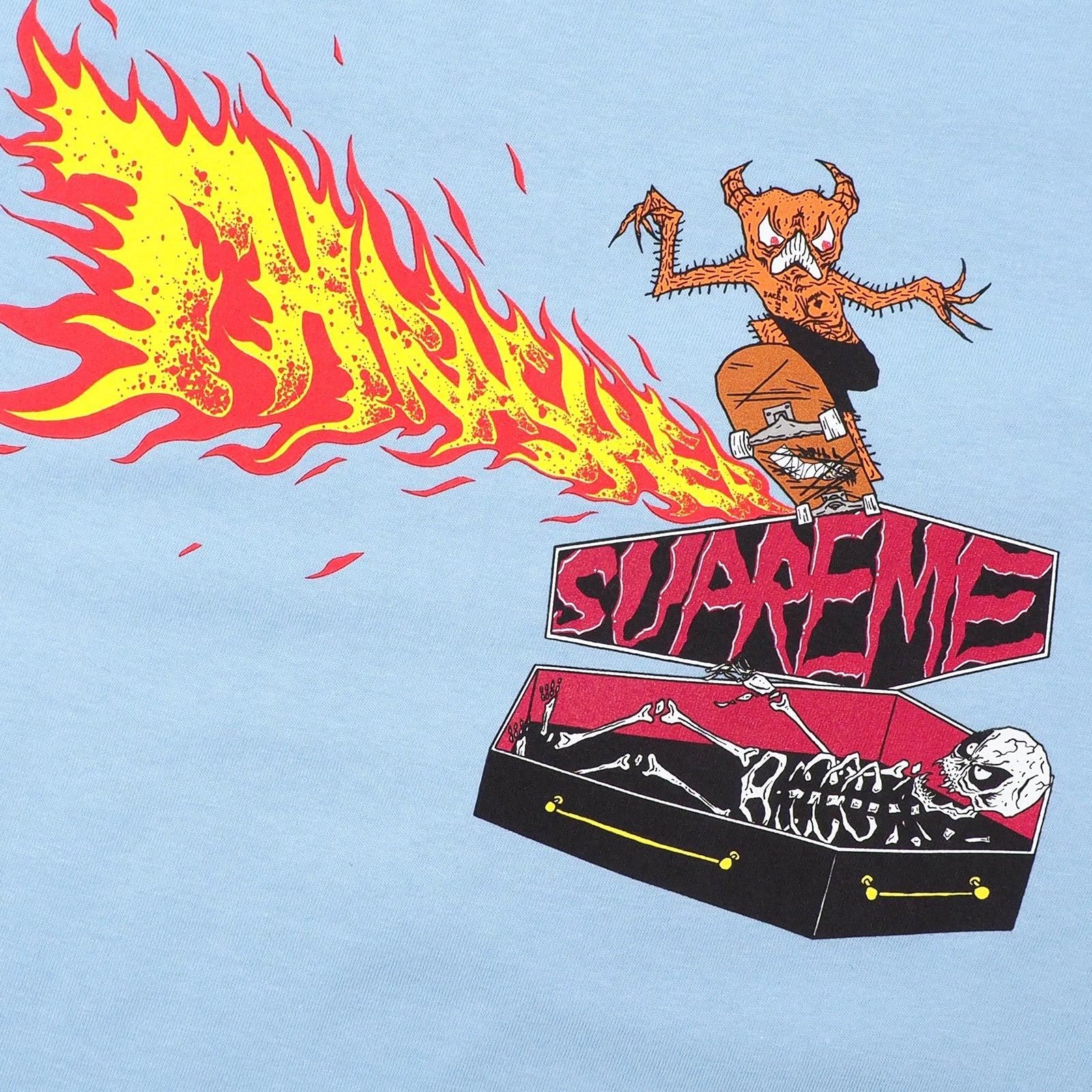 Supreme/Thrasher Back Tail Tee | コラボTシャツ - UG.SHAFT