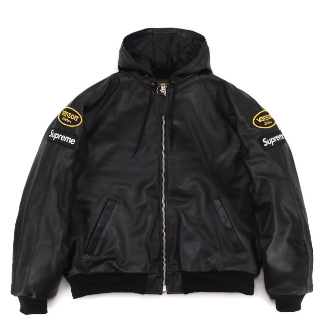 Supreme/Vanson Leathers Hooded Work Jacket