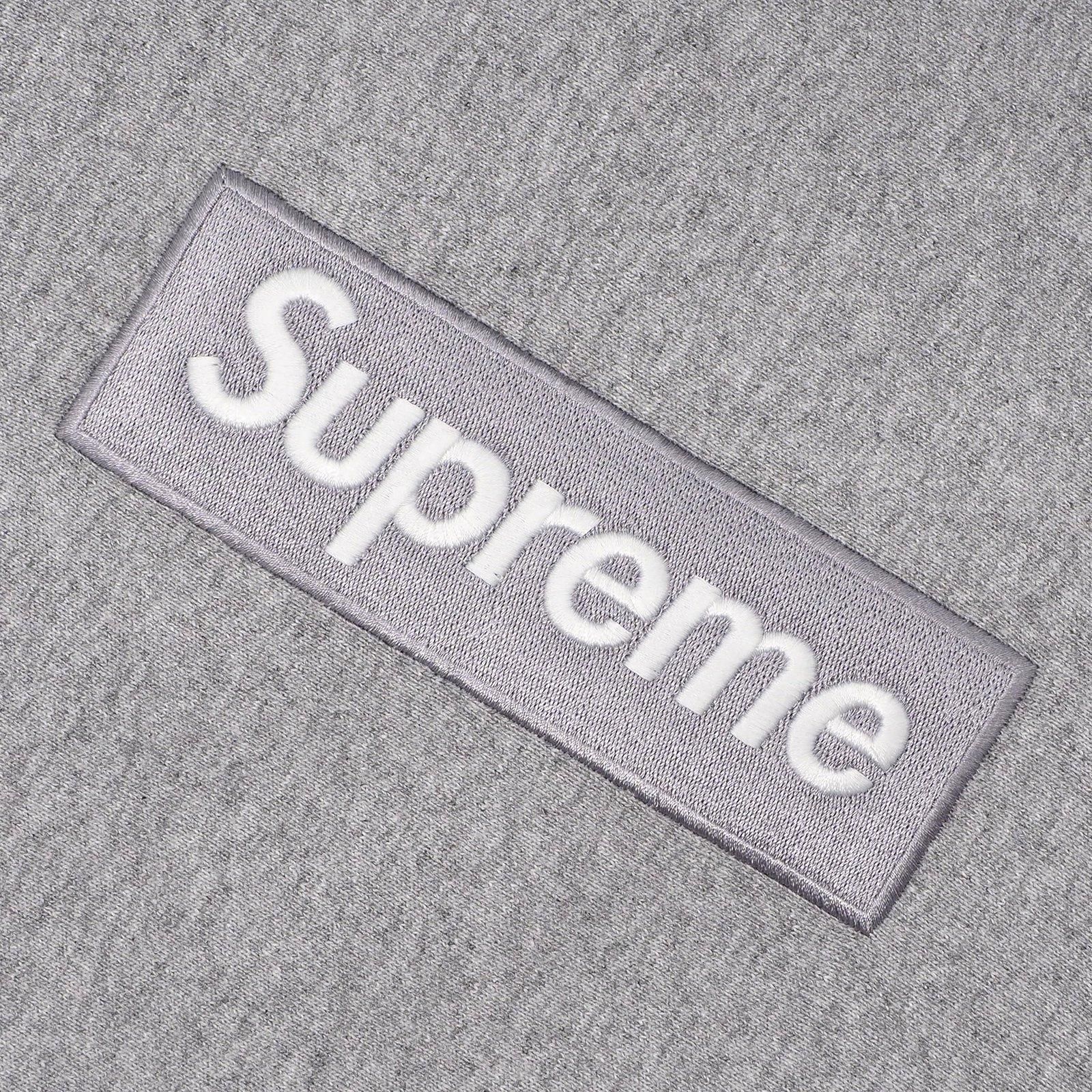 Supreme box logo foodie グレー 2024 Box Logo Hooded Sweatshirt | Supreme 24fw