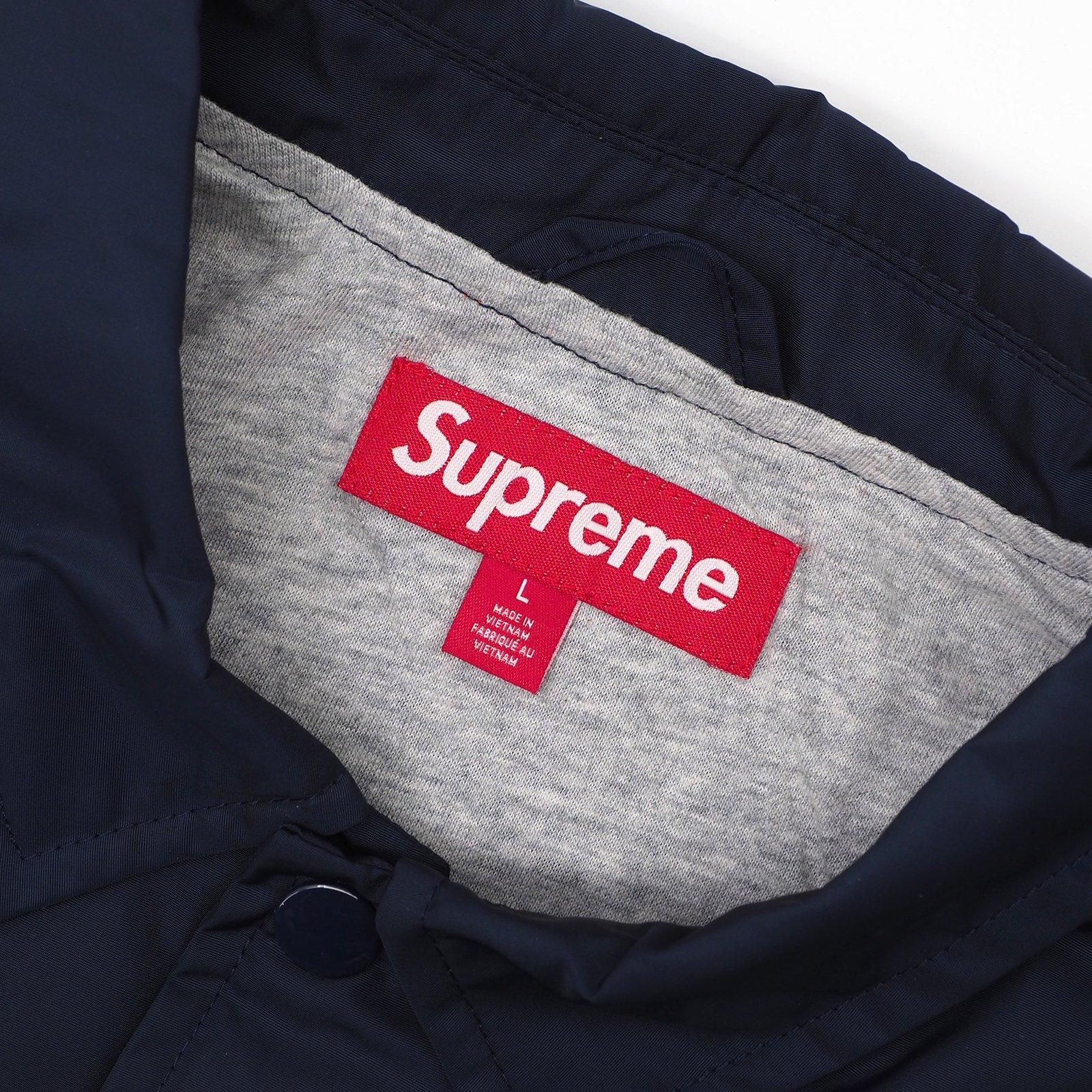 Mサイズ Supreme Crest Coaches Jacket Navy